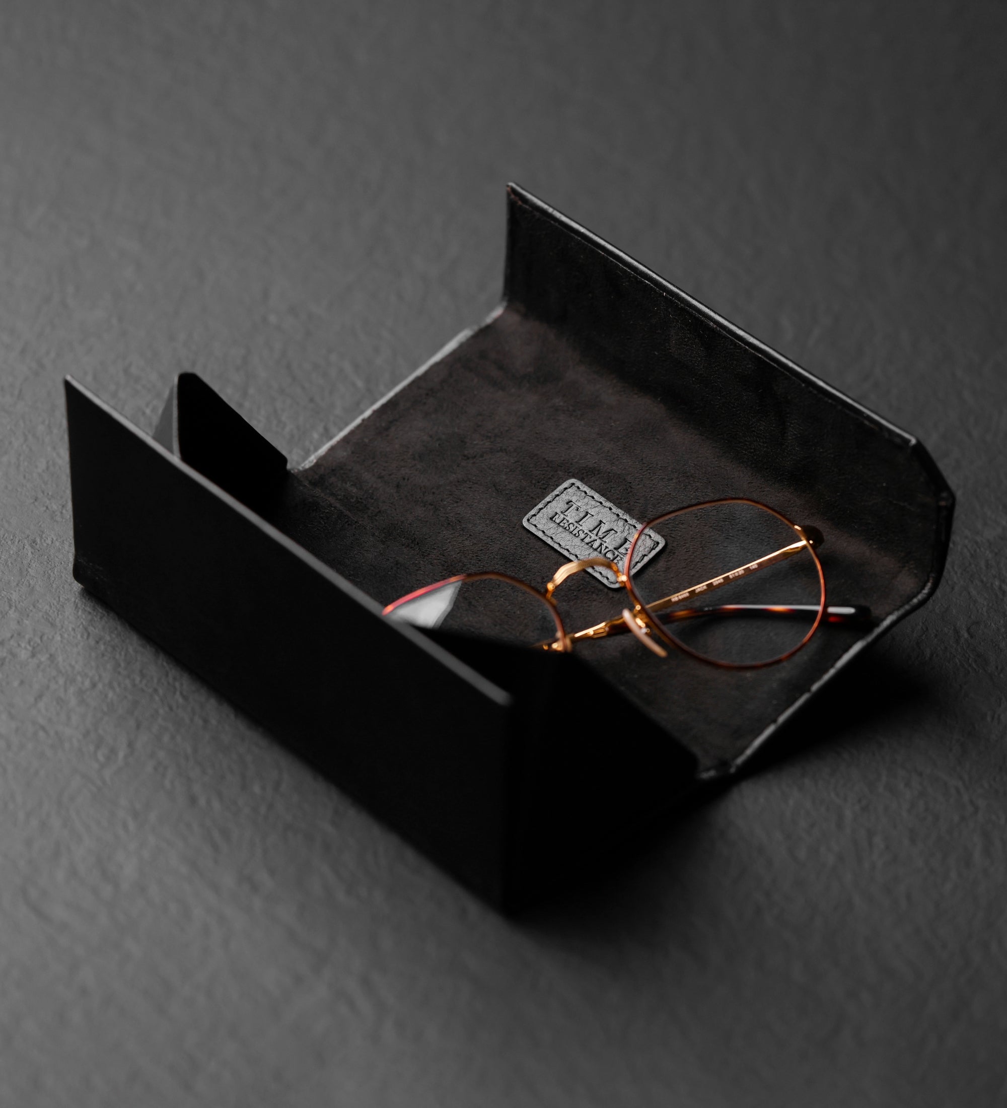 Foldable Leather Glasses Case - The Riddle of the Sands