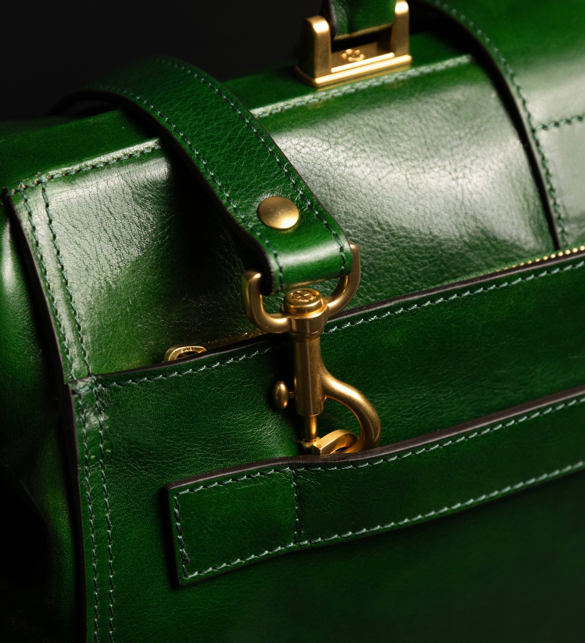 Large Leather Doctor Bag for Women - Mrs Dalloway