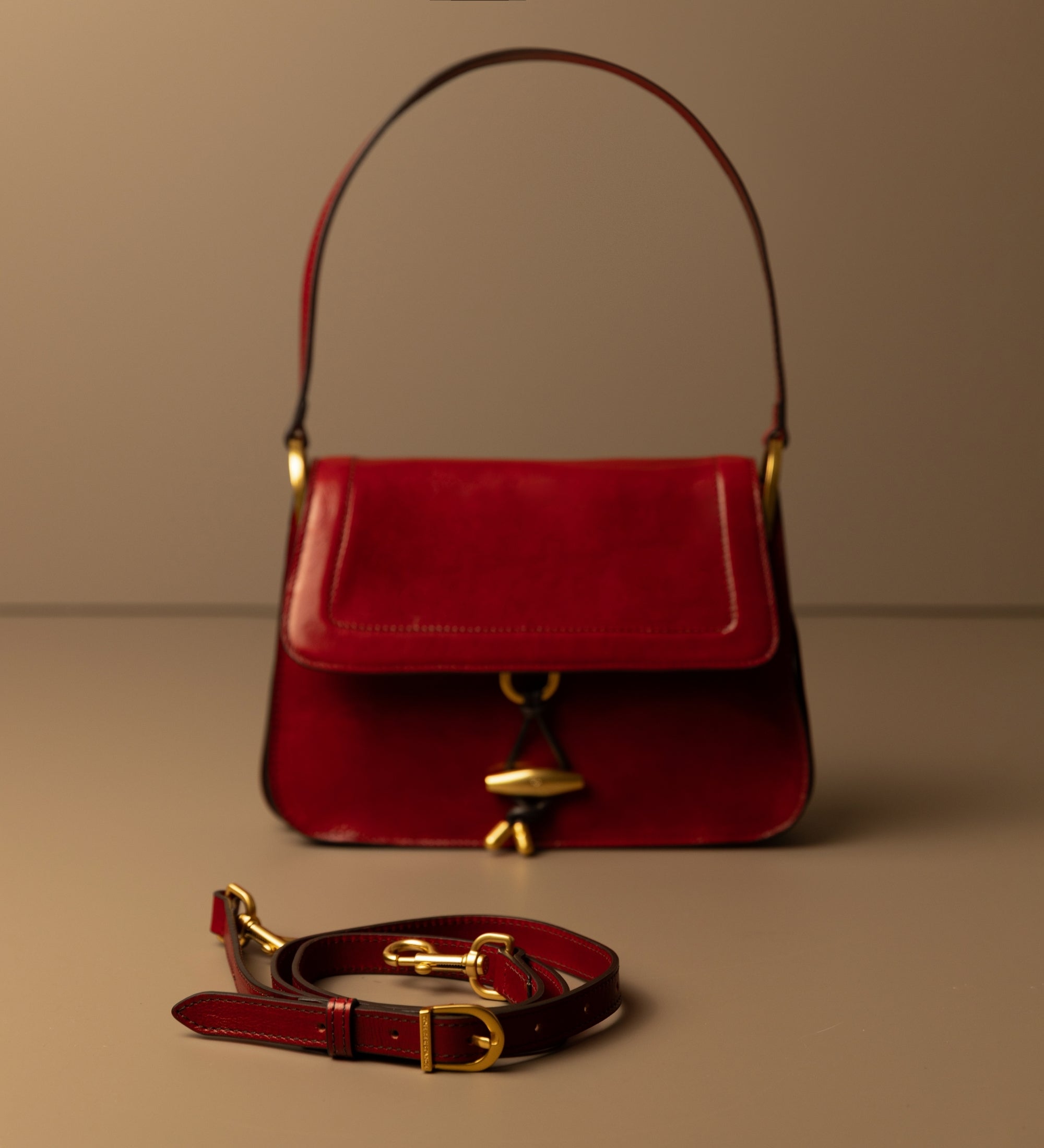 Leather Flap Bag for Women - Possession