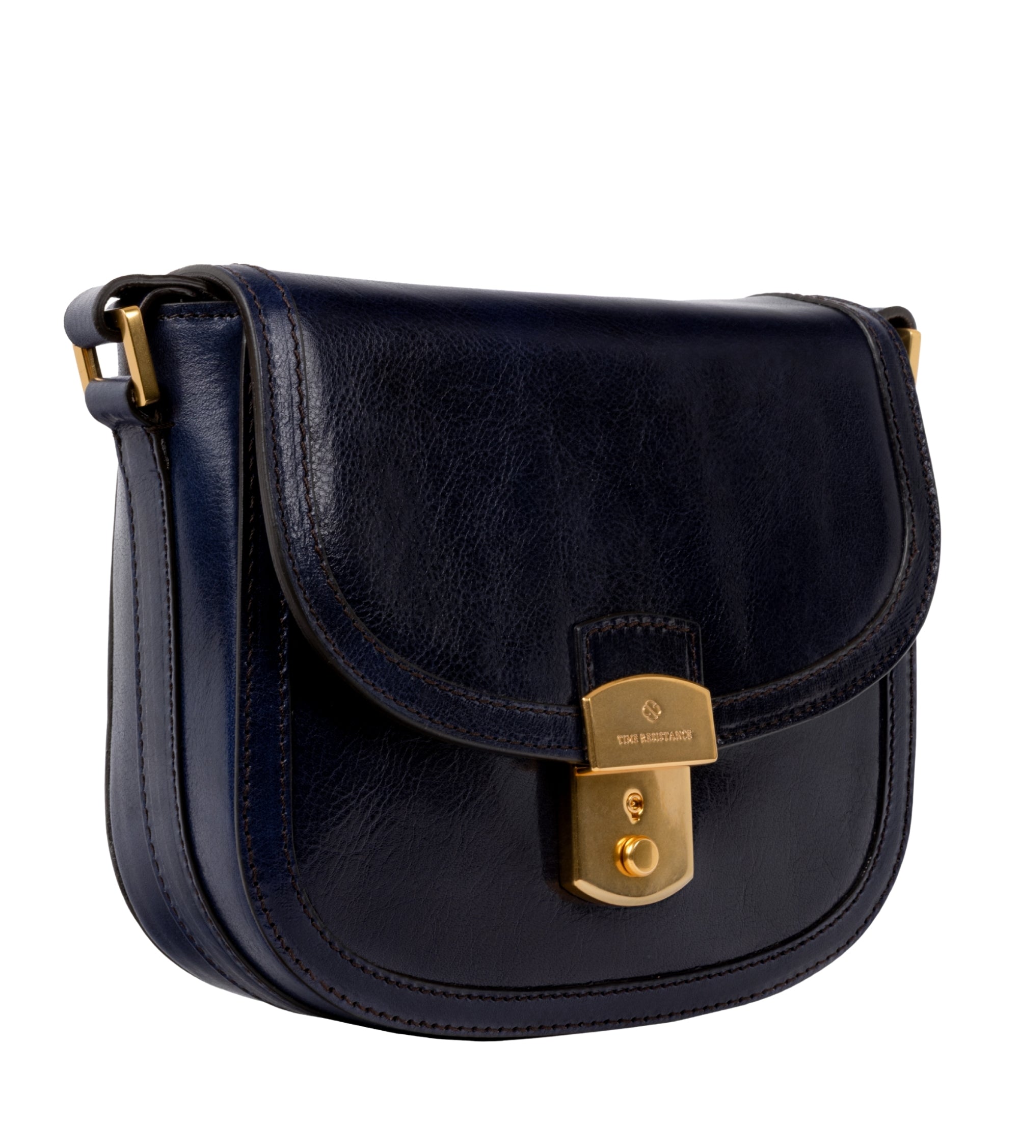 Womens Leather Saddle Bag - Secrets
