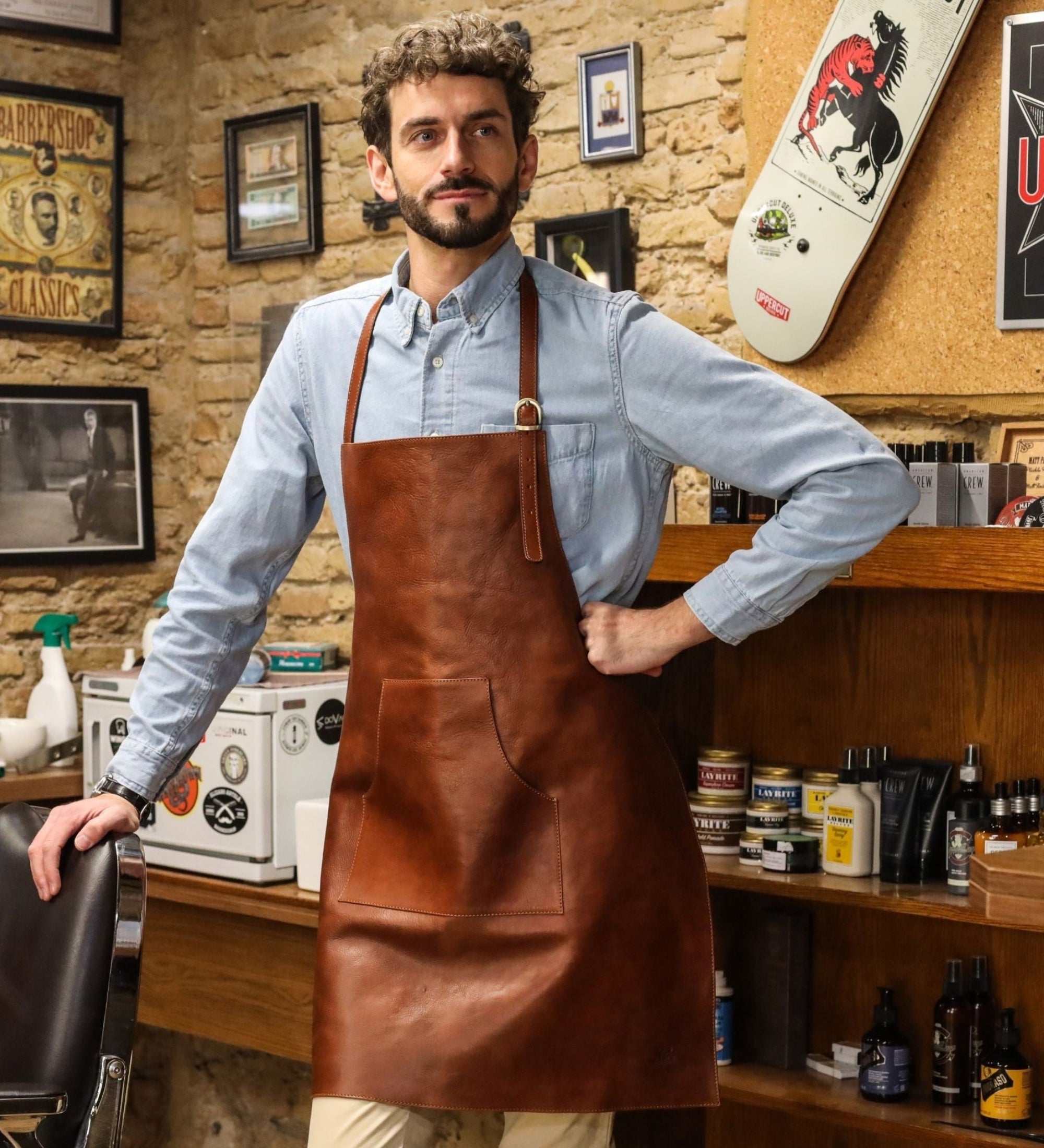 Full-Length Leather Apron - Under The Net