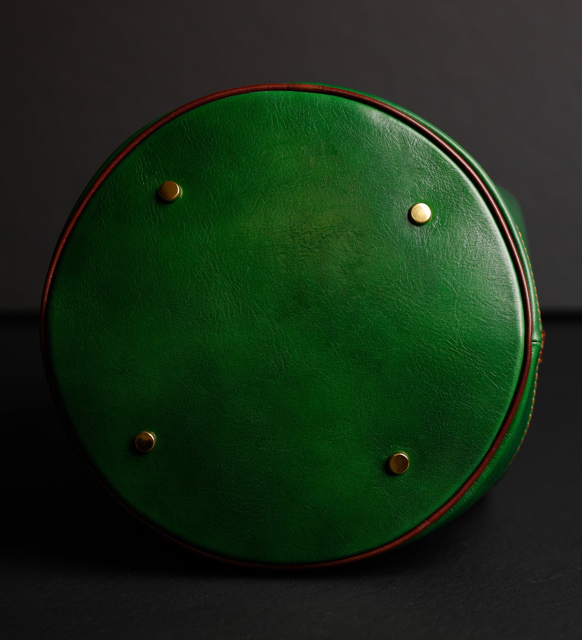 Leather Bucket Bag for Women - Light In August