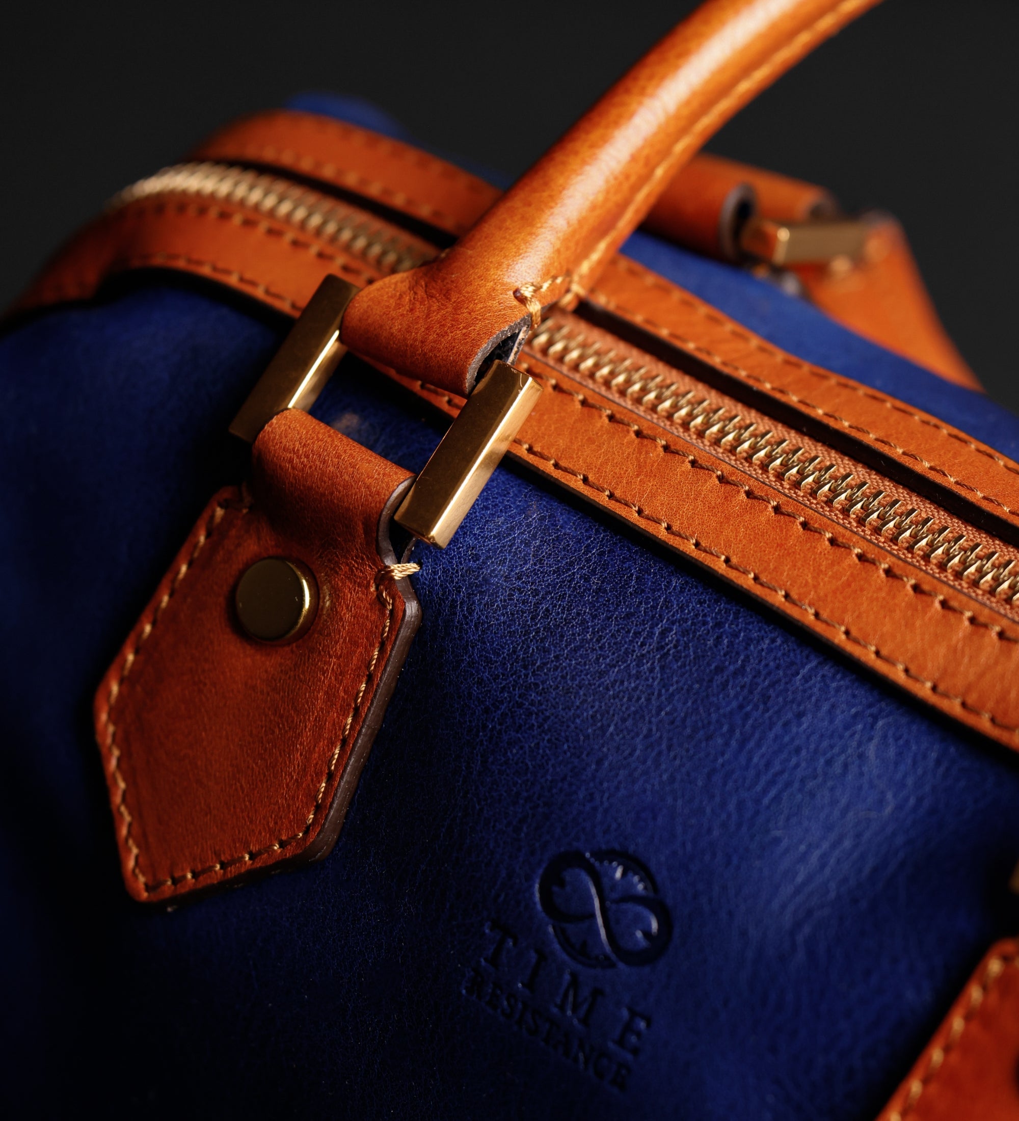 Womens Leather Barrel Bag - Little Dorrit