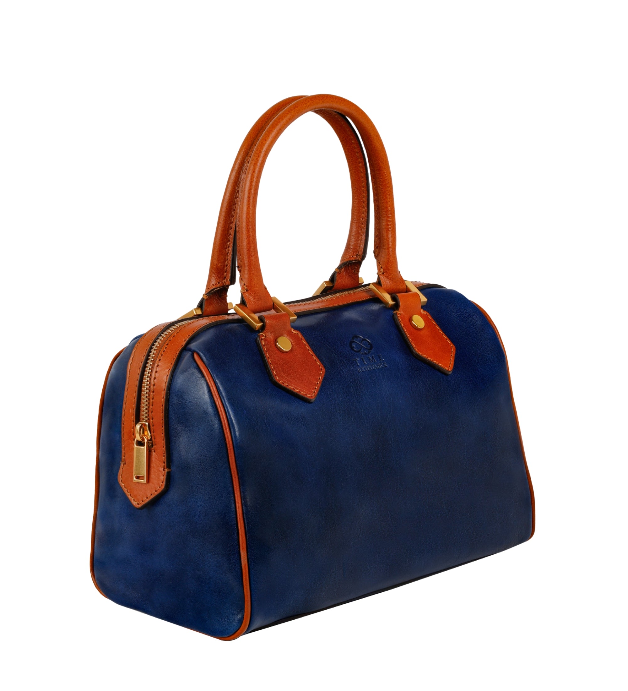 Womens Leather Barrel Bag - Little Dorrit