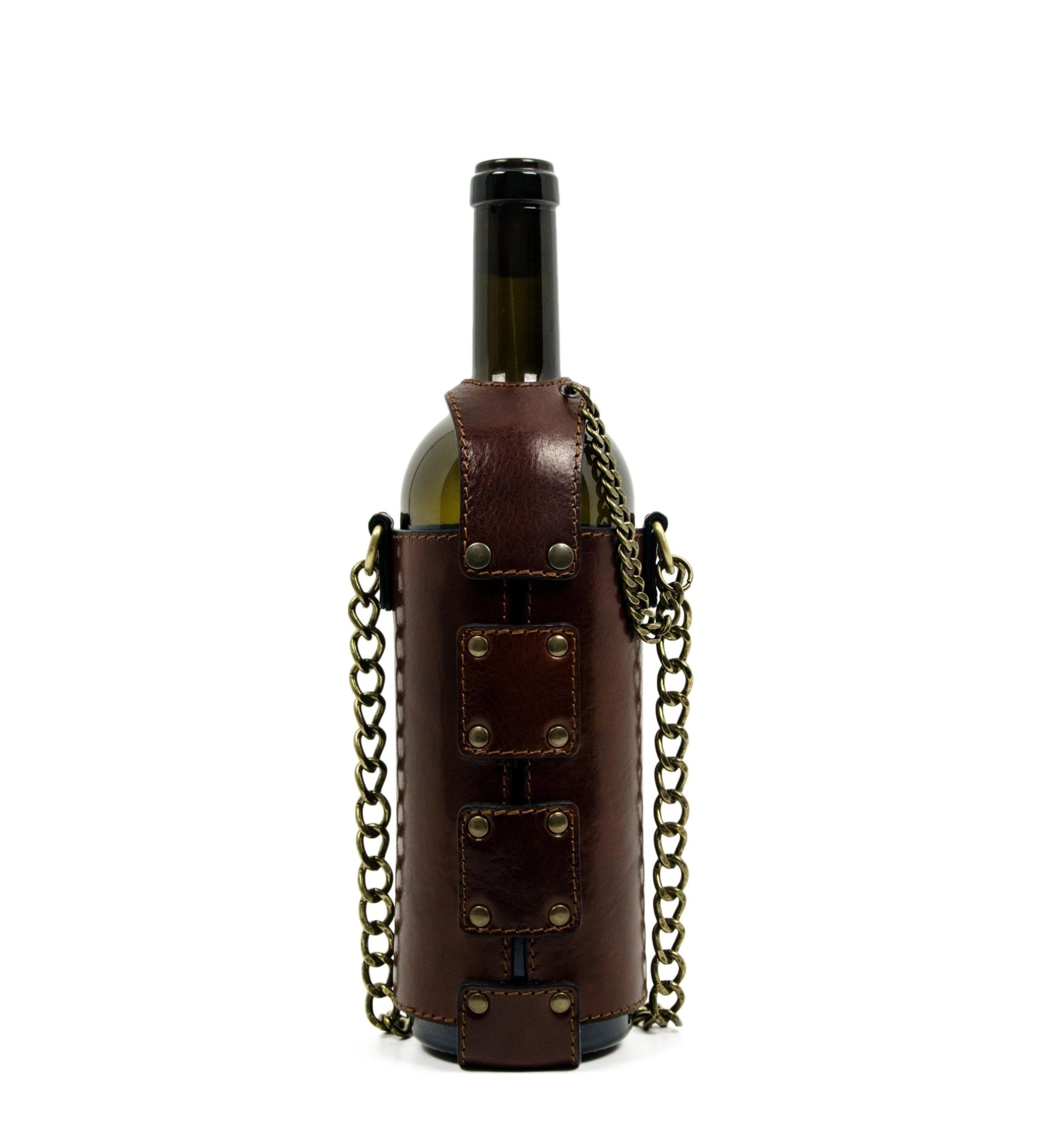 Leather Wine Tote for Women - Saving Grapes