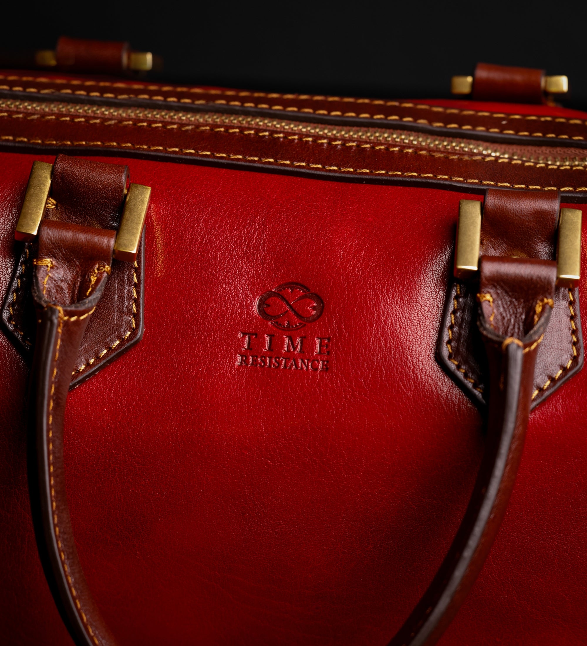 Womens Leather Barrel Bag - Little Dorrit