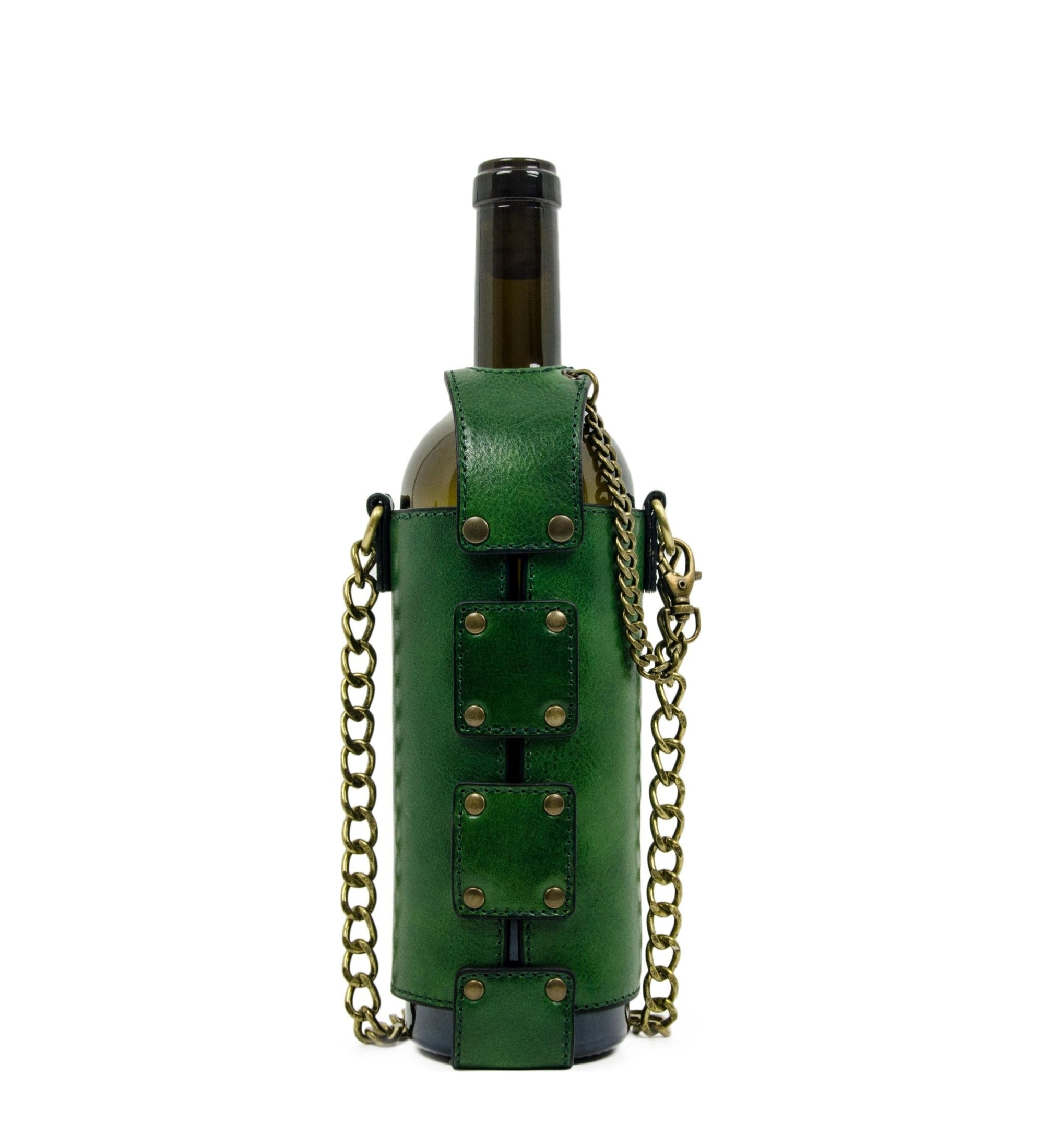 Leather Wine Tote for Women - Saving Grapes