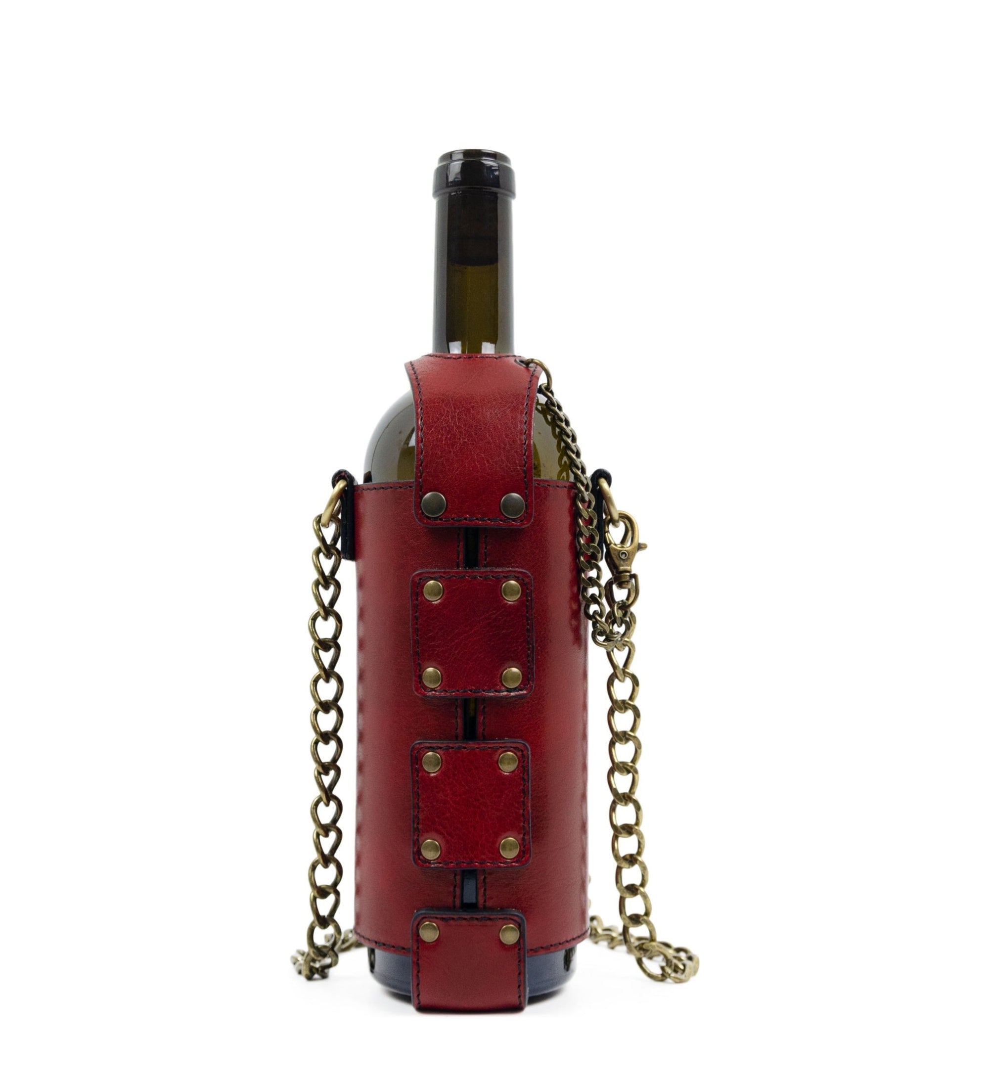 Leather Wine Tote for Women - Saving Grapes