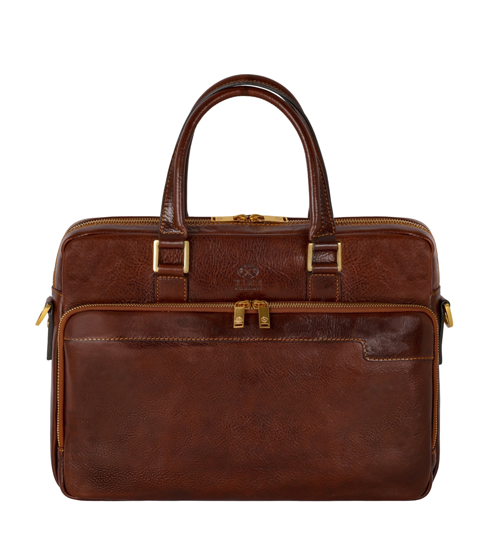Leather Briefcase Laptop Bag - Orlando