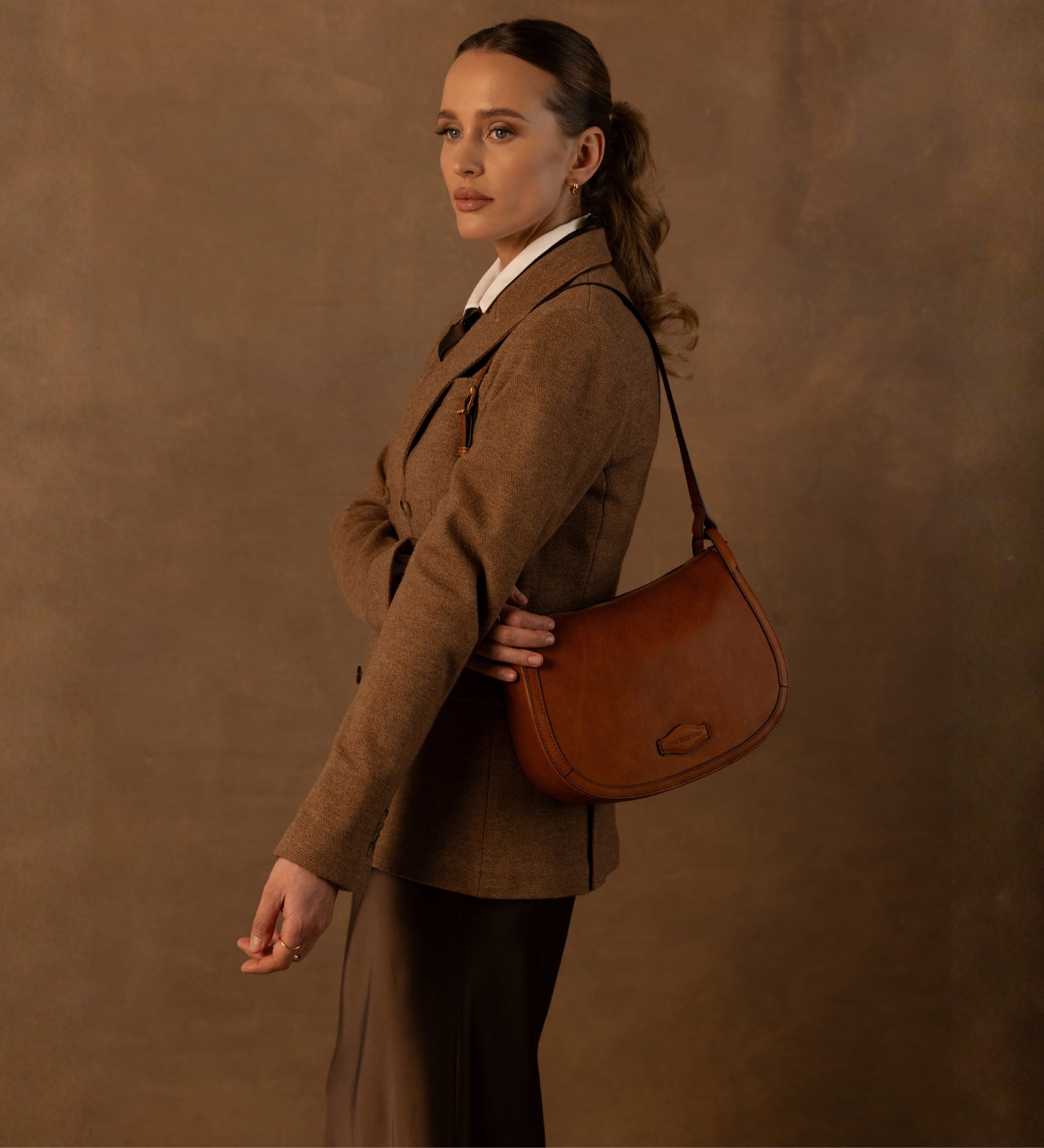 Leather Hobo Bag for Women - La Noia