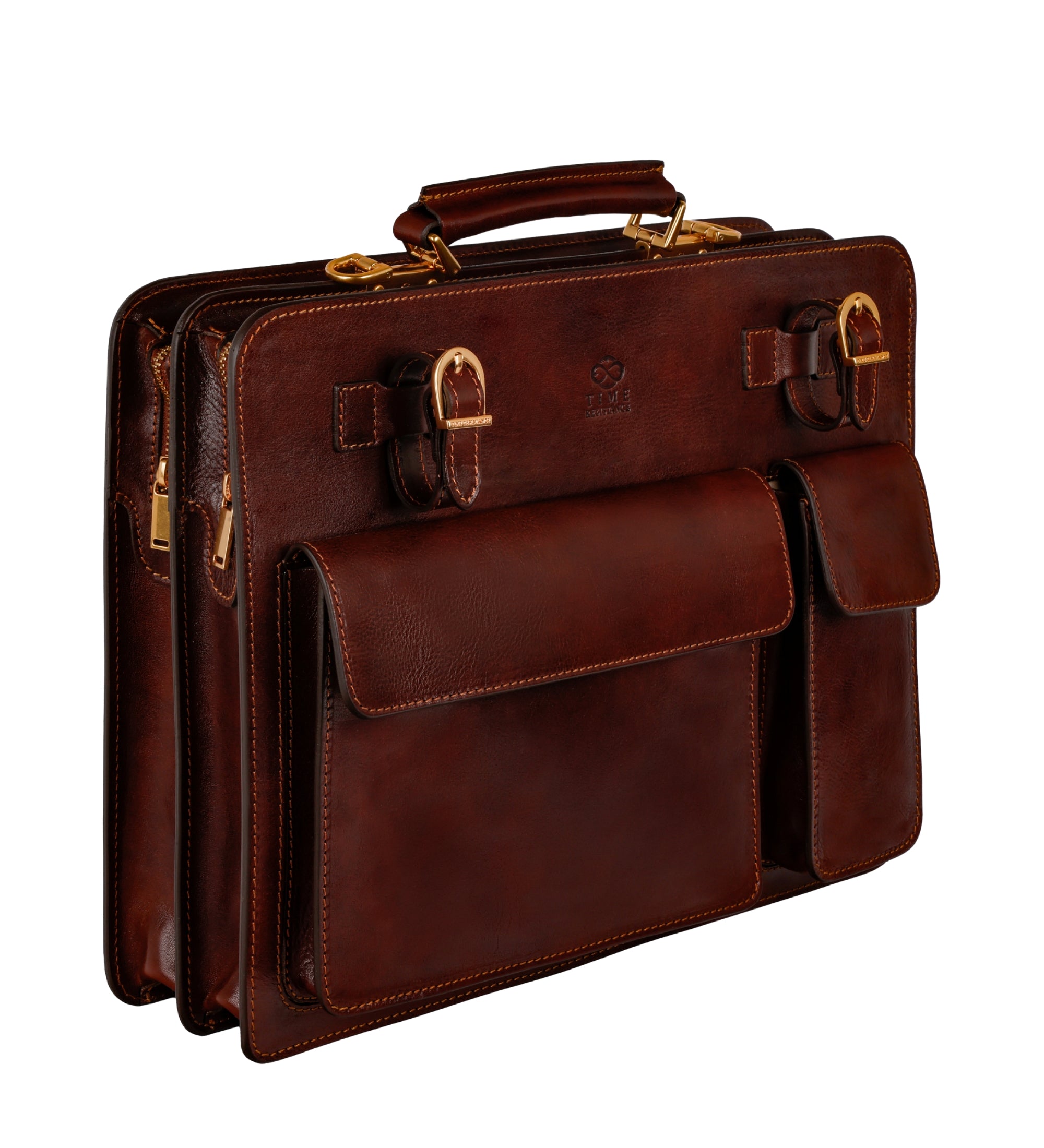 Leather Large Satchel Bag Briefcase - The Prophet