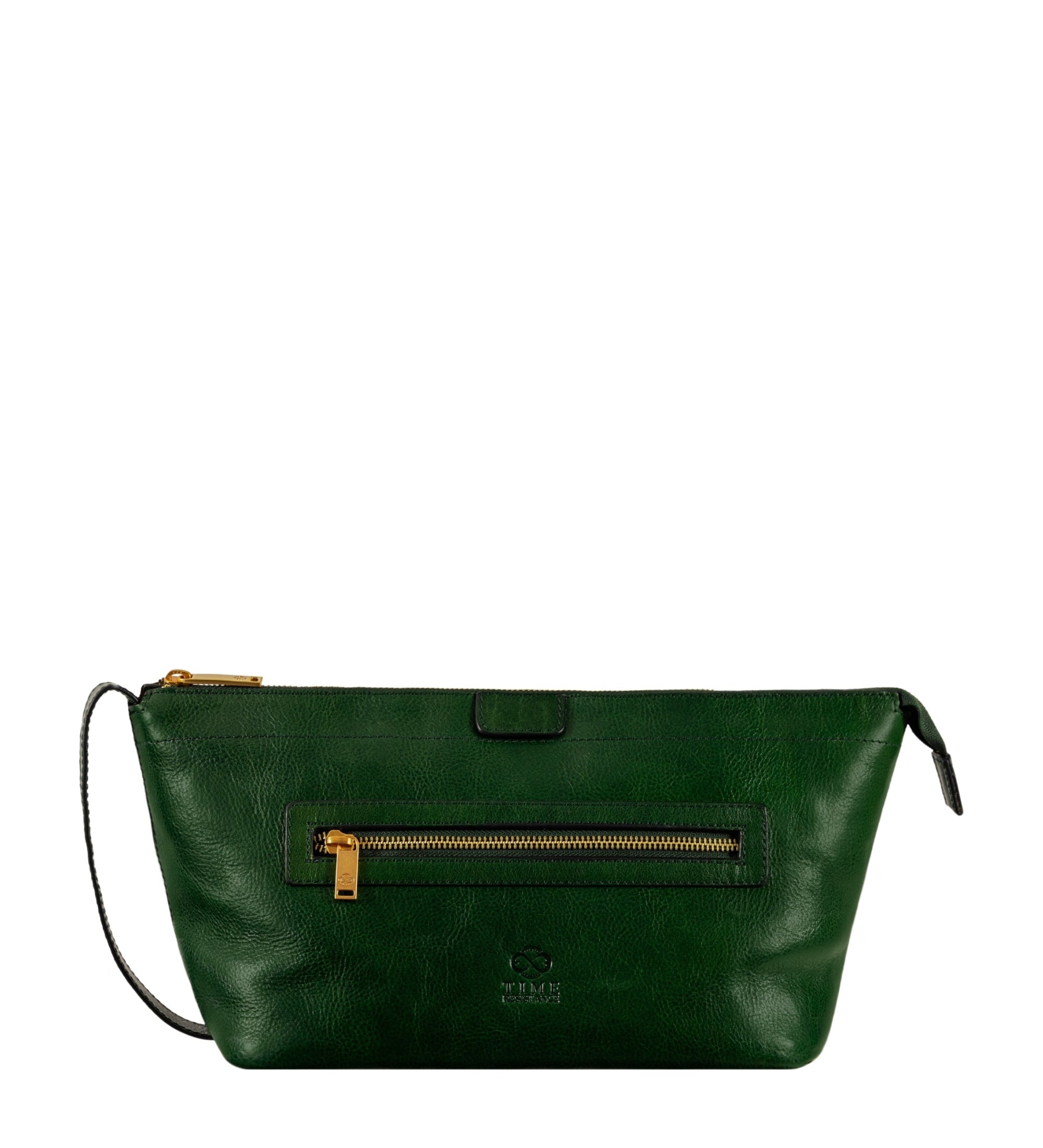 Womens Leather Cosmetic Bag Dopp Kit - Ragtime