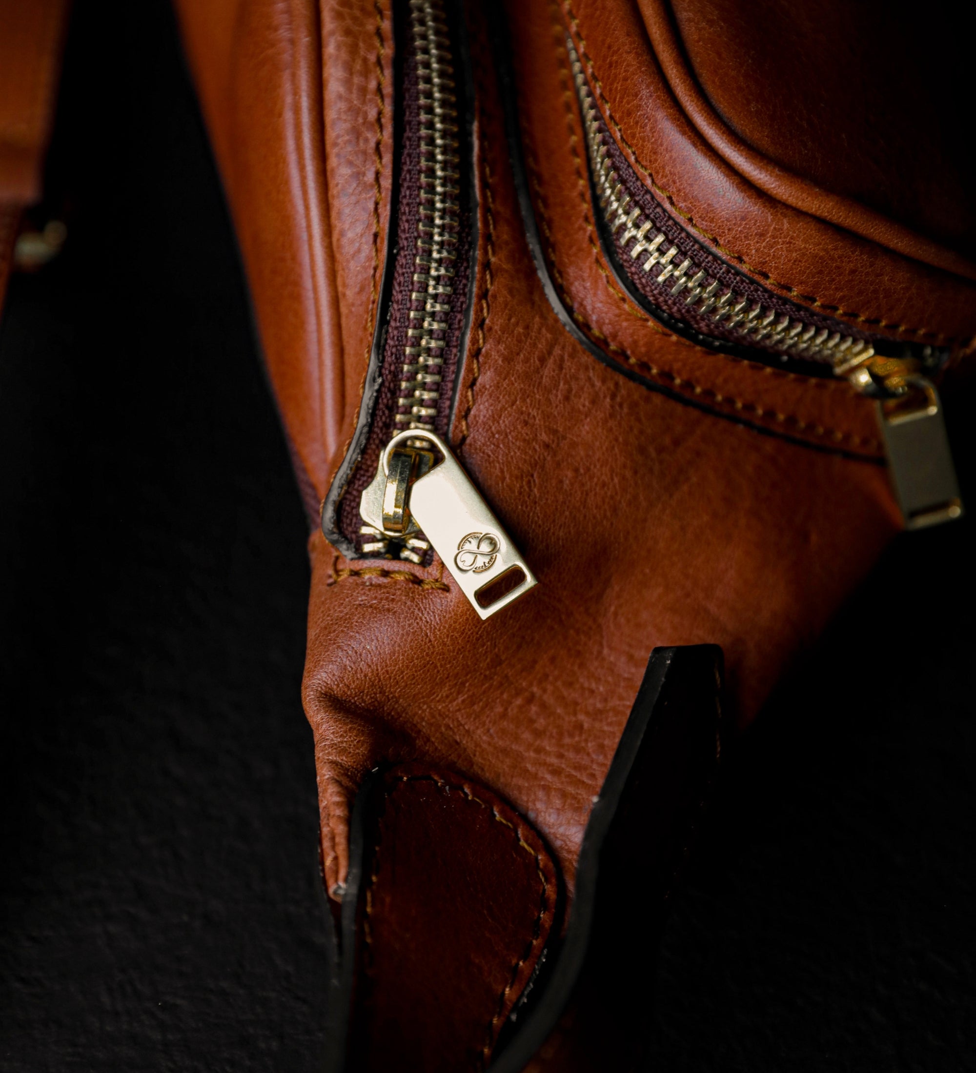 Womens Leather Sling Bag Belly Bag - Independent People
