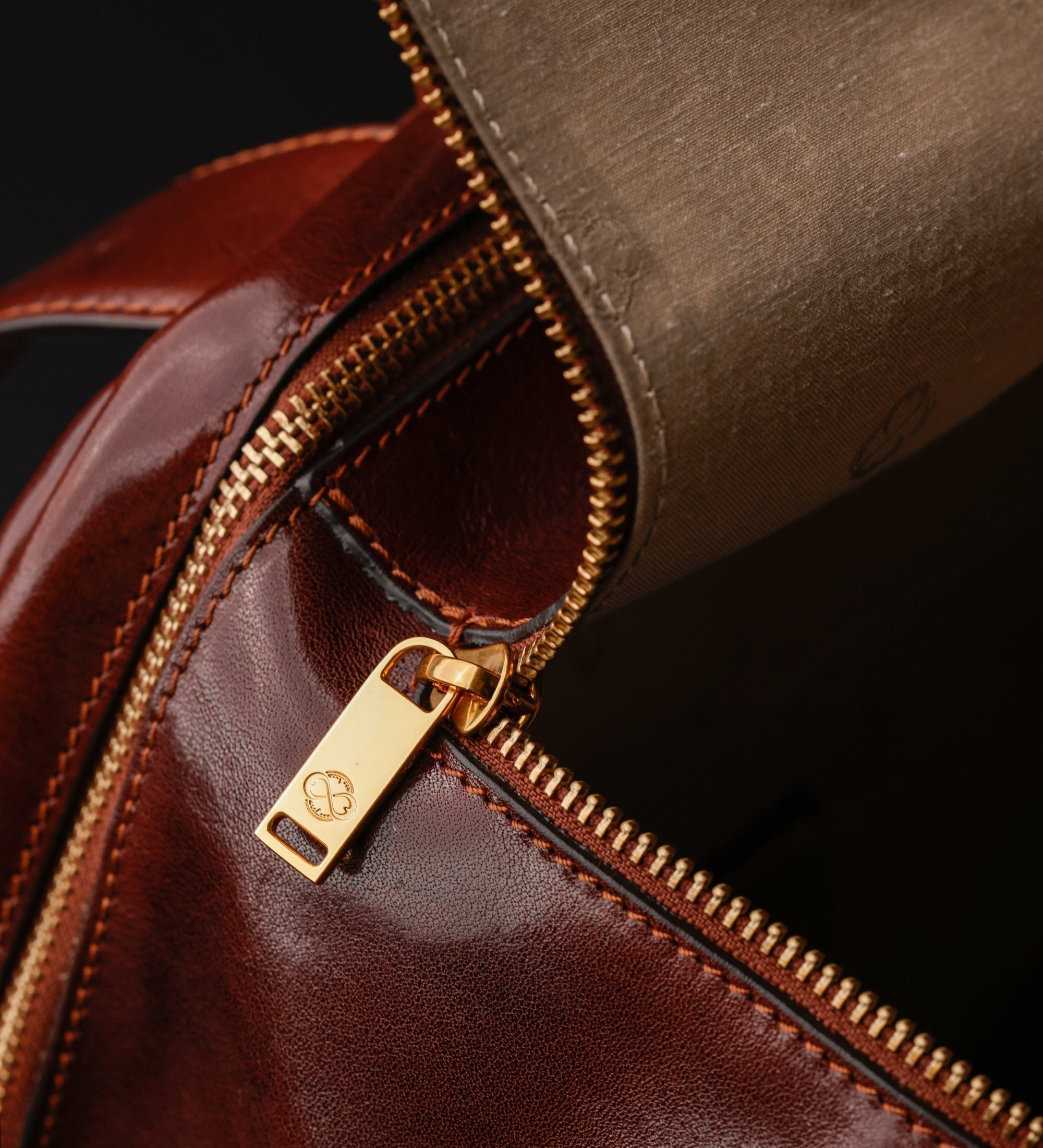 Leather Backpack - A Bend in the River