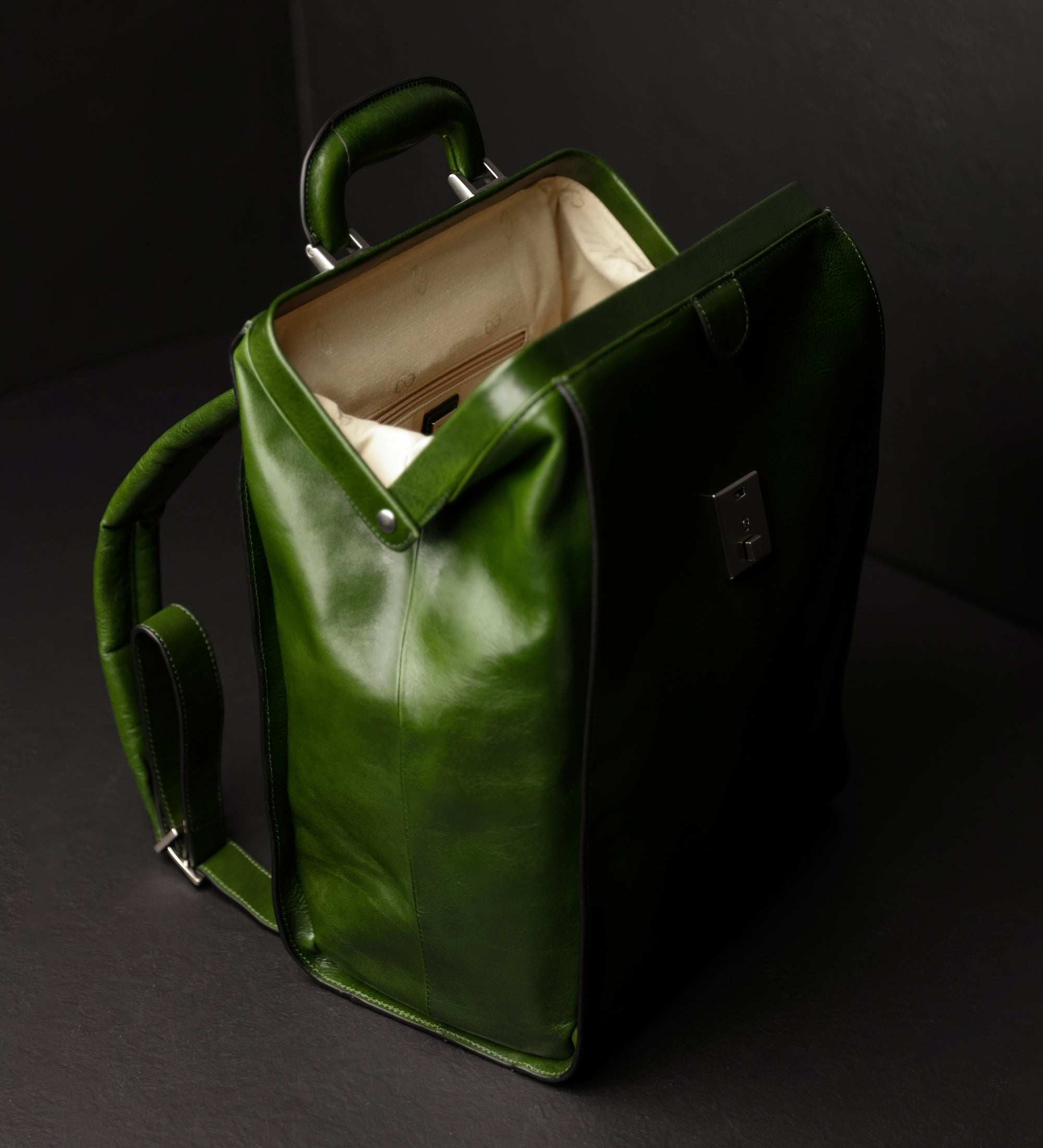 Leather Backpack - A Brief Story of Time
