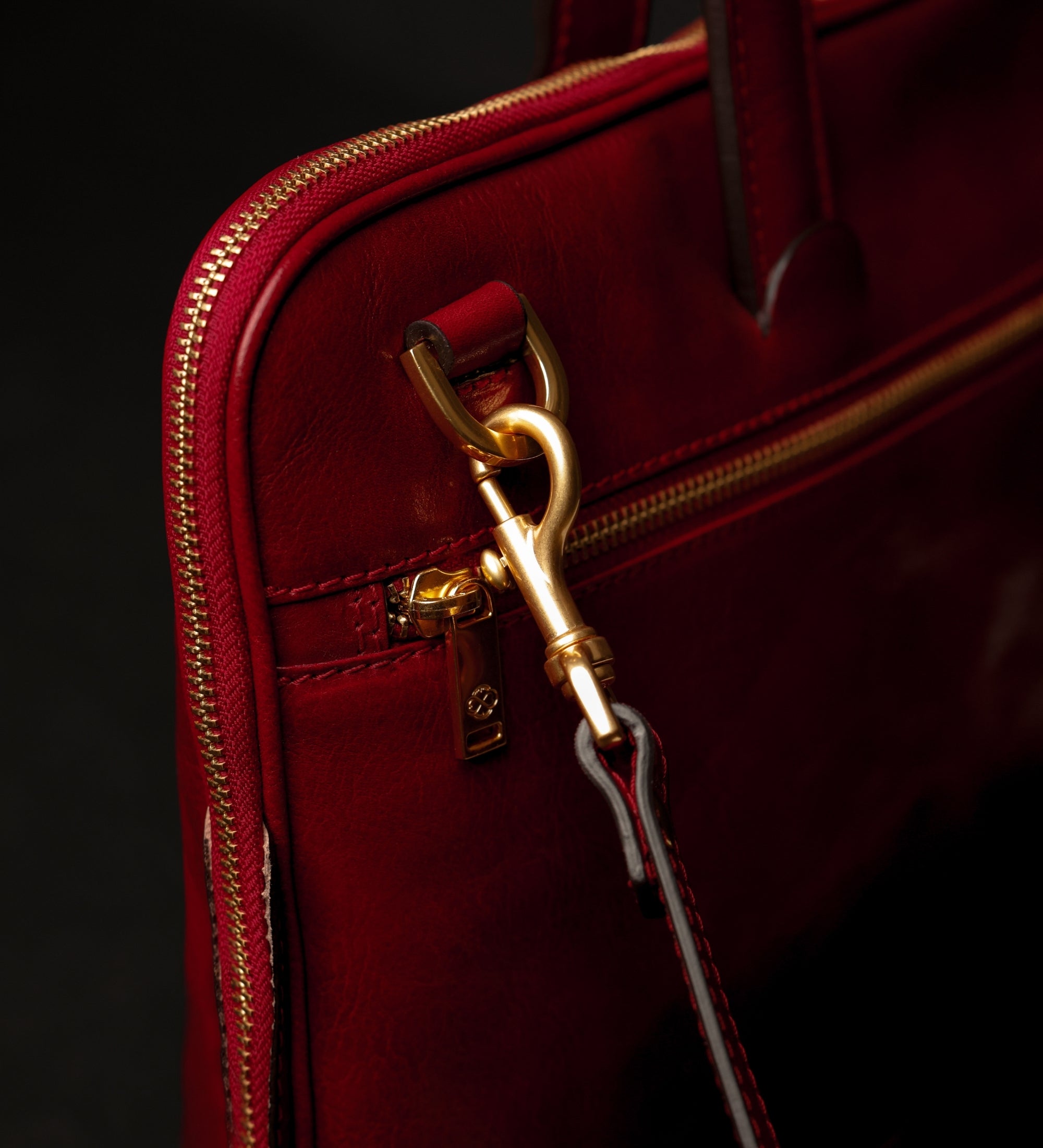 Womens Leather Briefcase Laptop Bag - Brave New World
