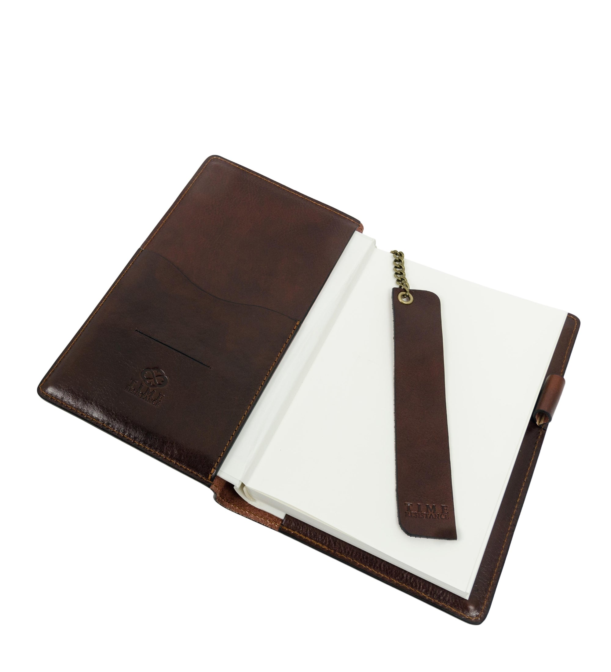 Womens Leather Journal with Refillable A5 Notepad - The Diary of a Nobody