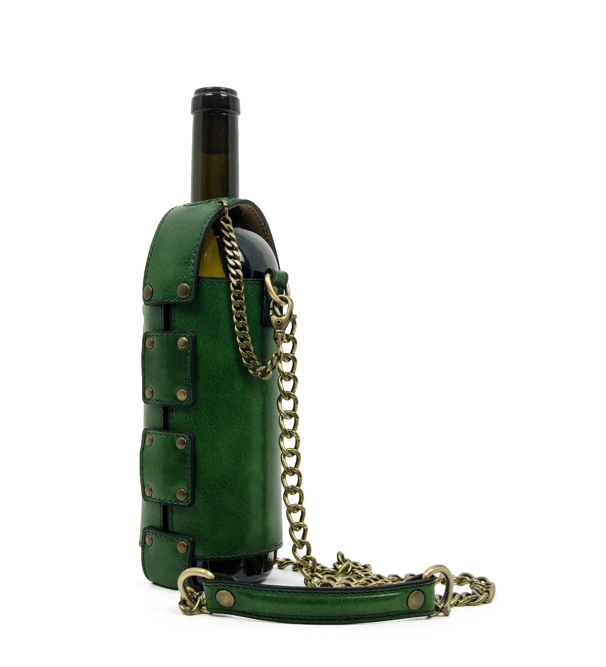 Leather Wine Tote for Women - Saving Grapes