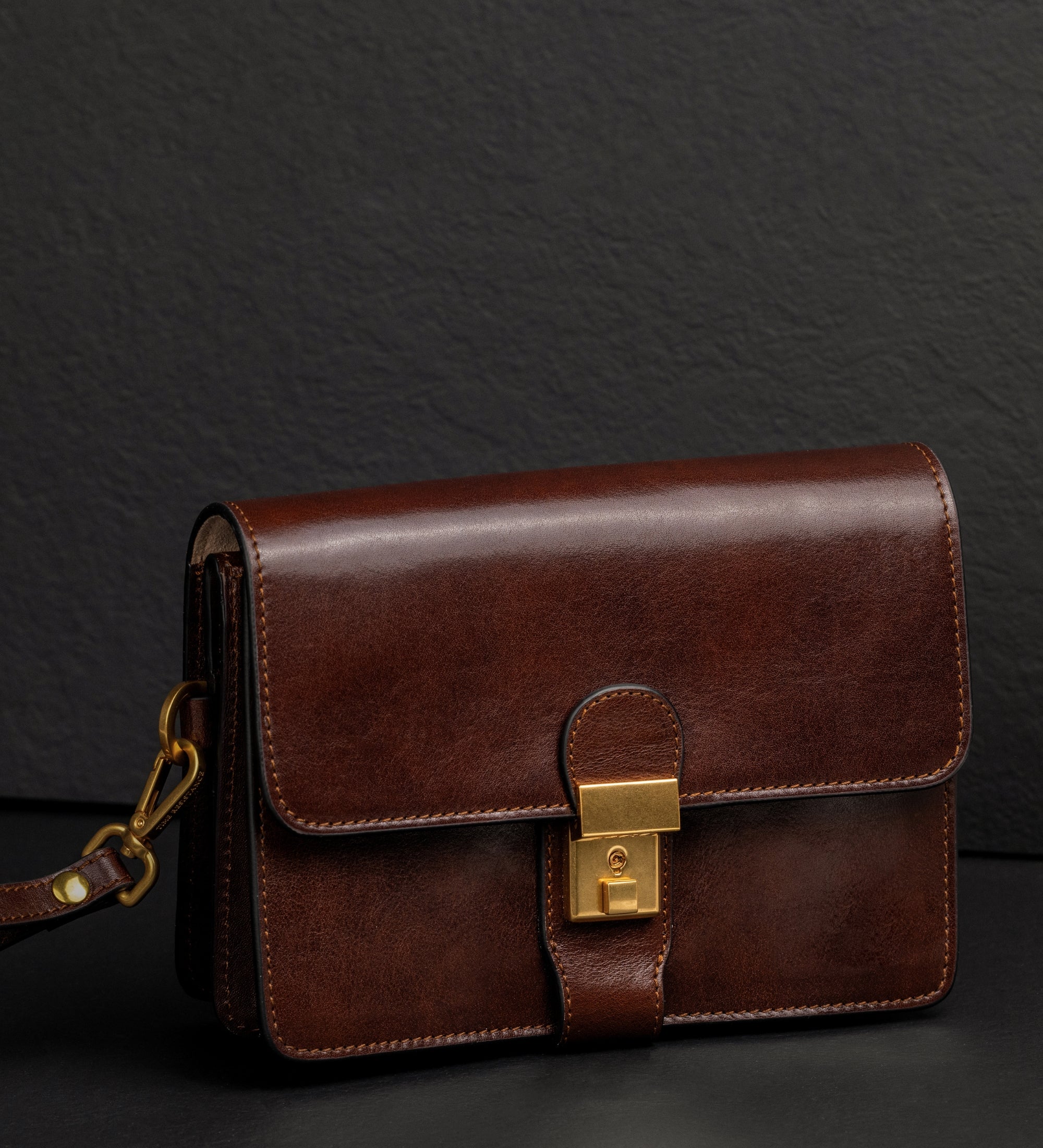 Leather Clutch Purse - The Maltese Falcon