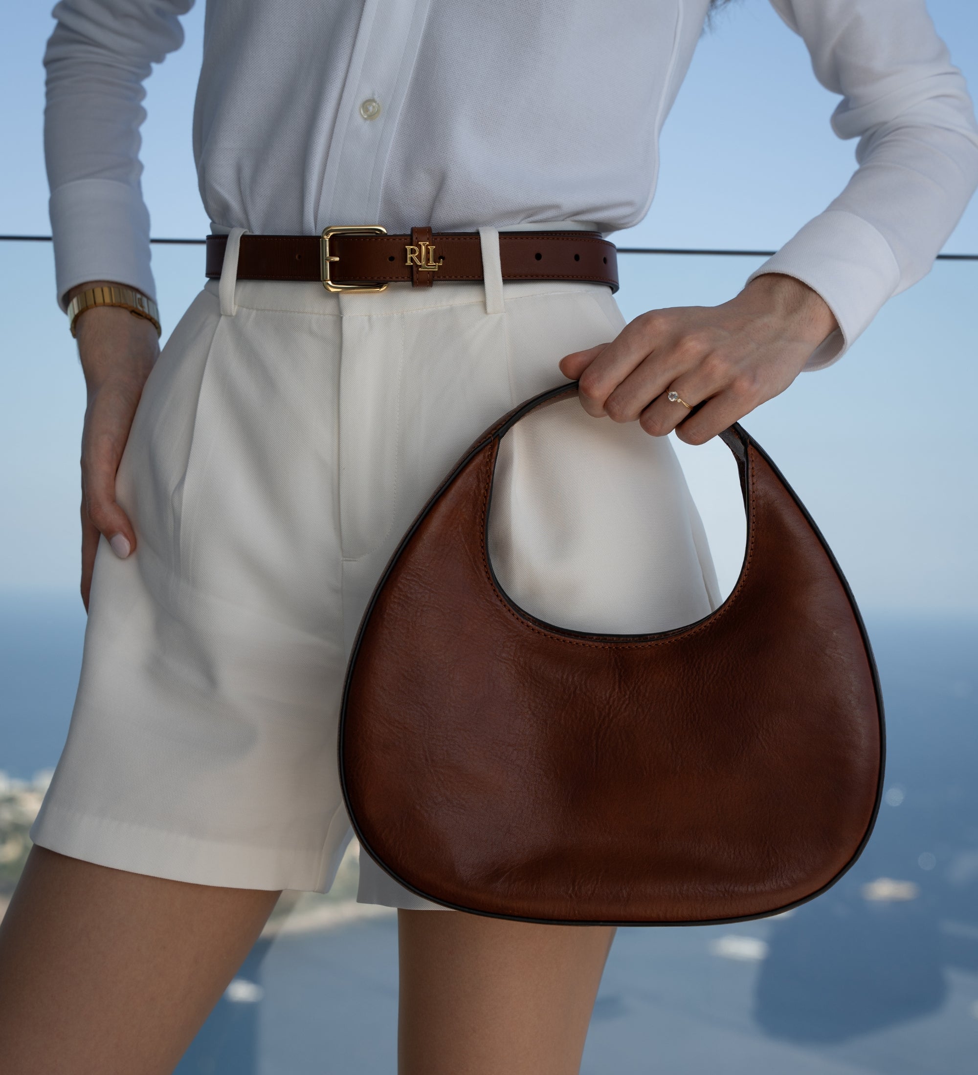Leather Half-Moon Handbag for Women – The Moonstone