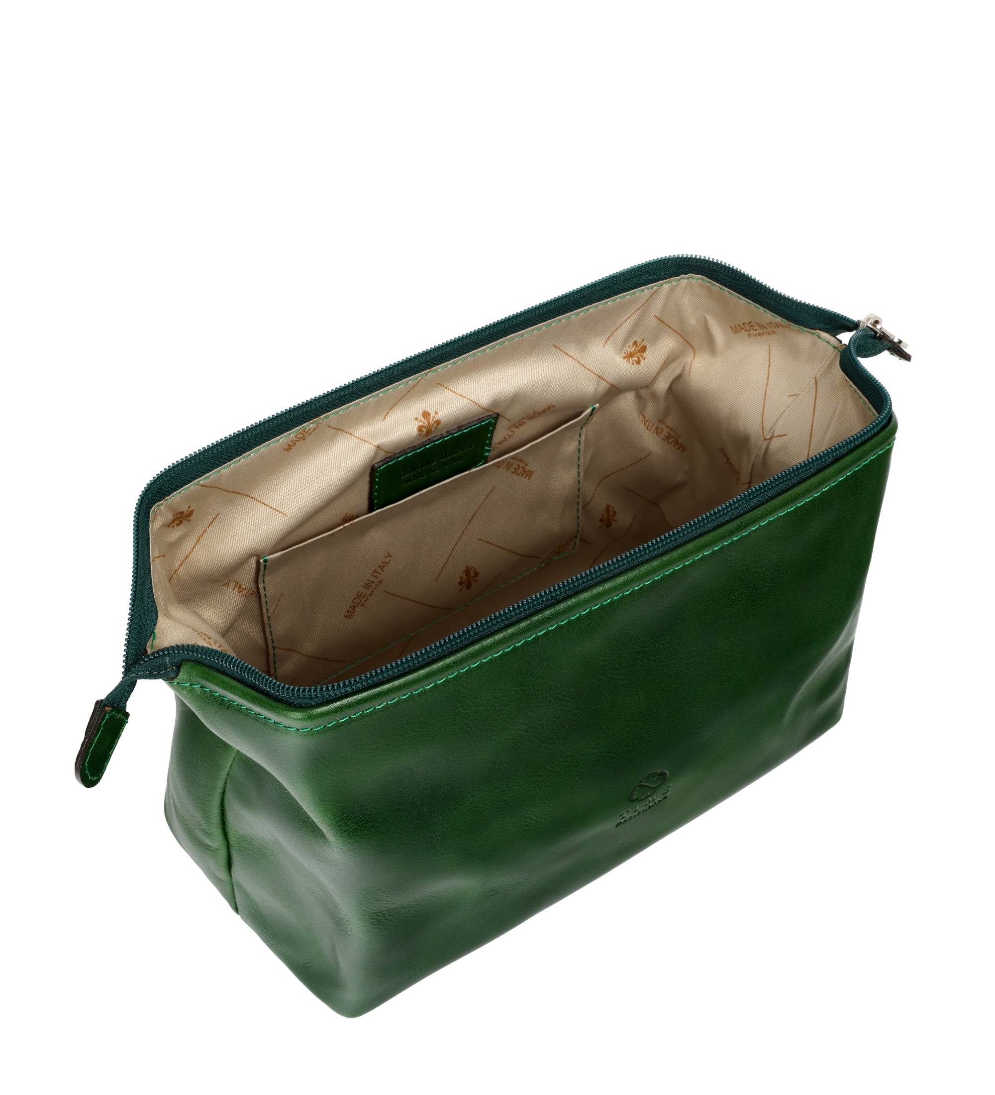 Small Leather Toiletry Bag for Women - Four Past Midnight