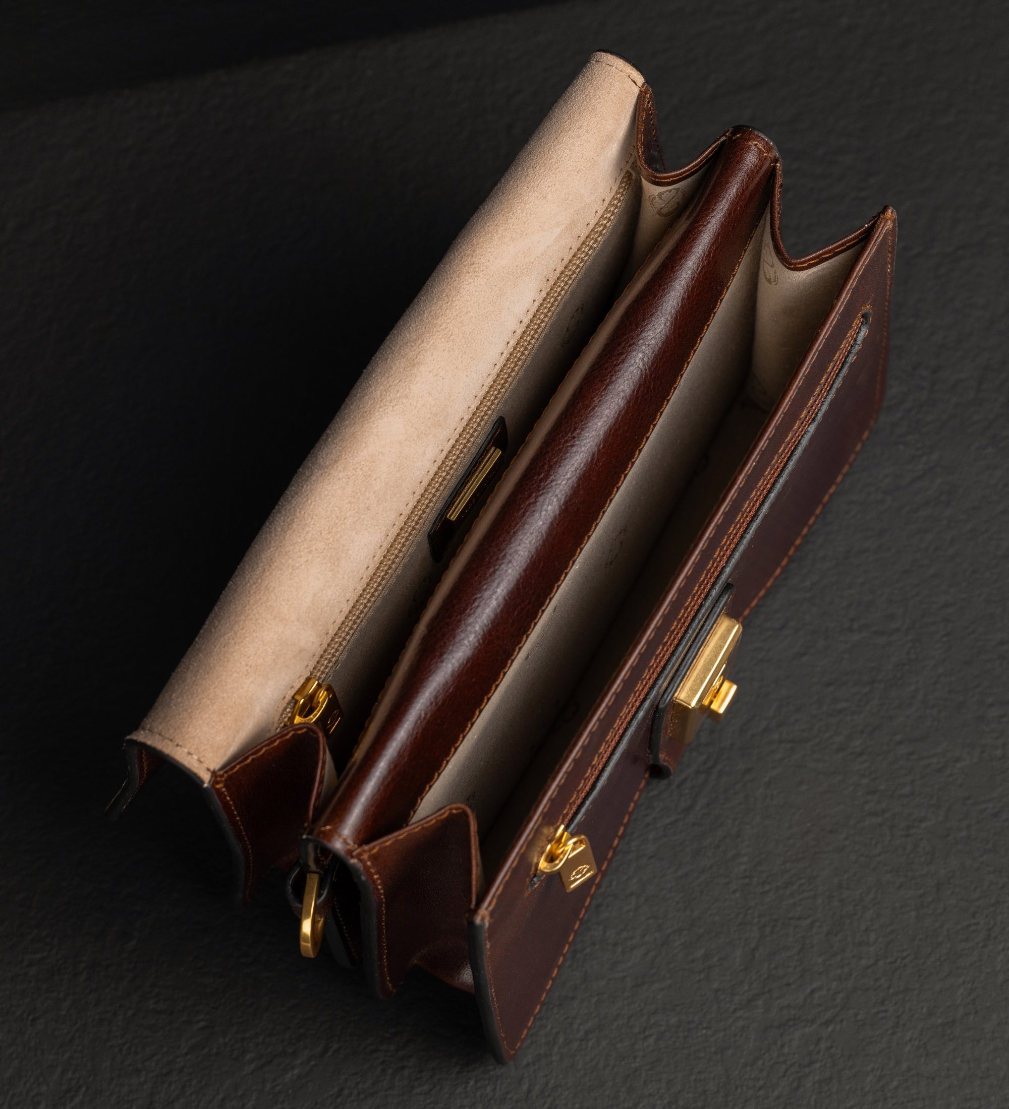 Leather Clutch Purse - The Maltese Falcon