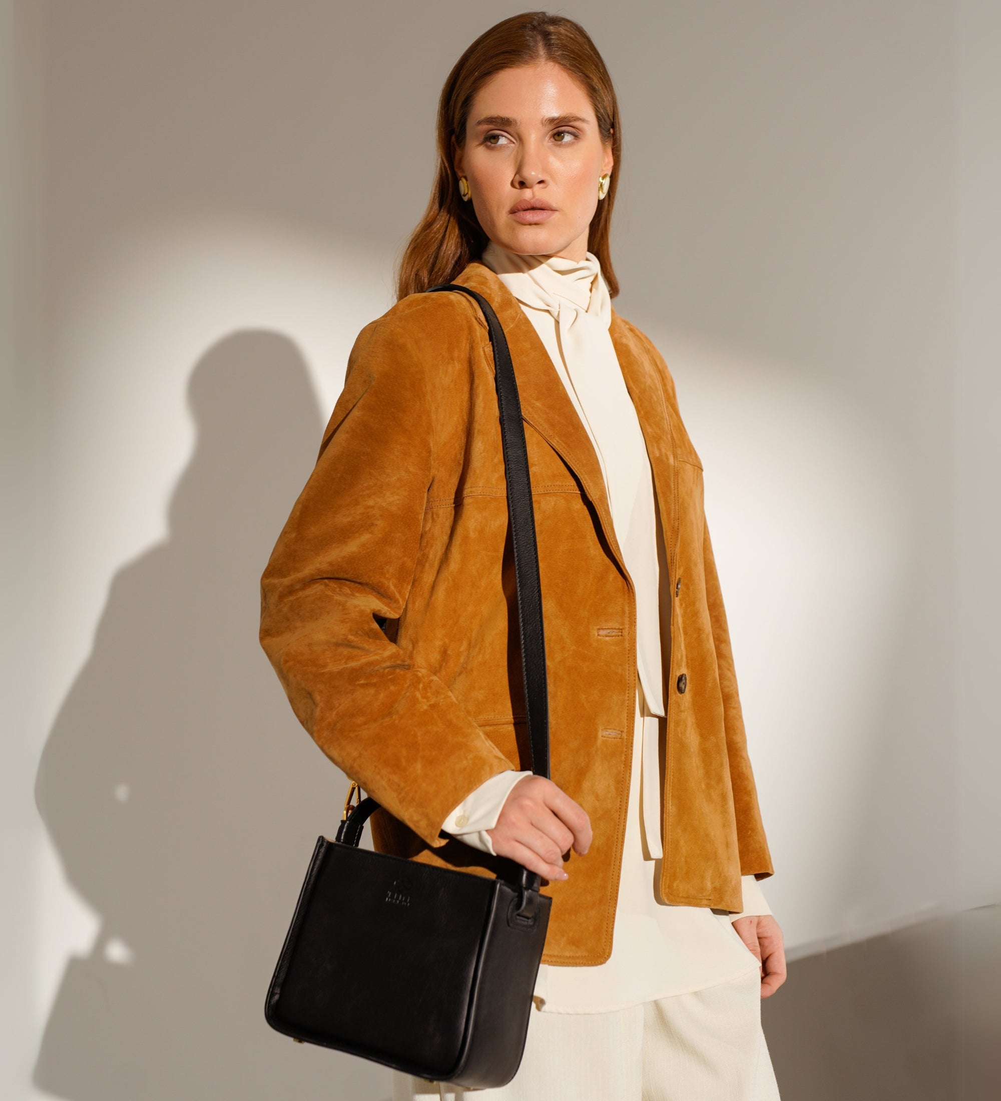 Leather Small Tote Bag for Women - Alms for Oblivion