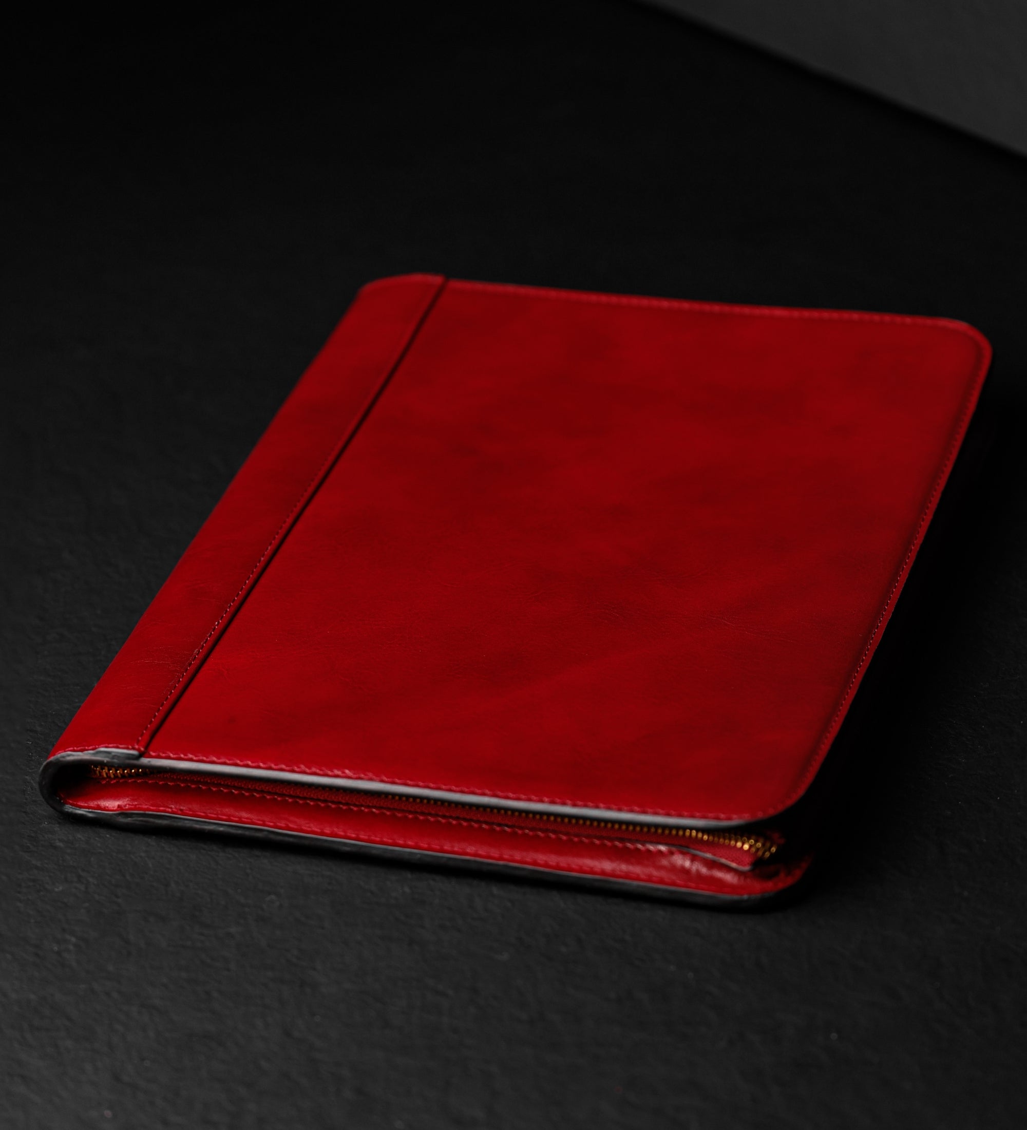 Womens Leather A4 Documents Folder Organizer - Candide