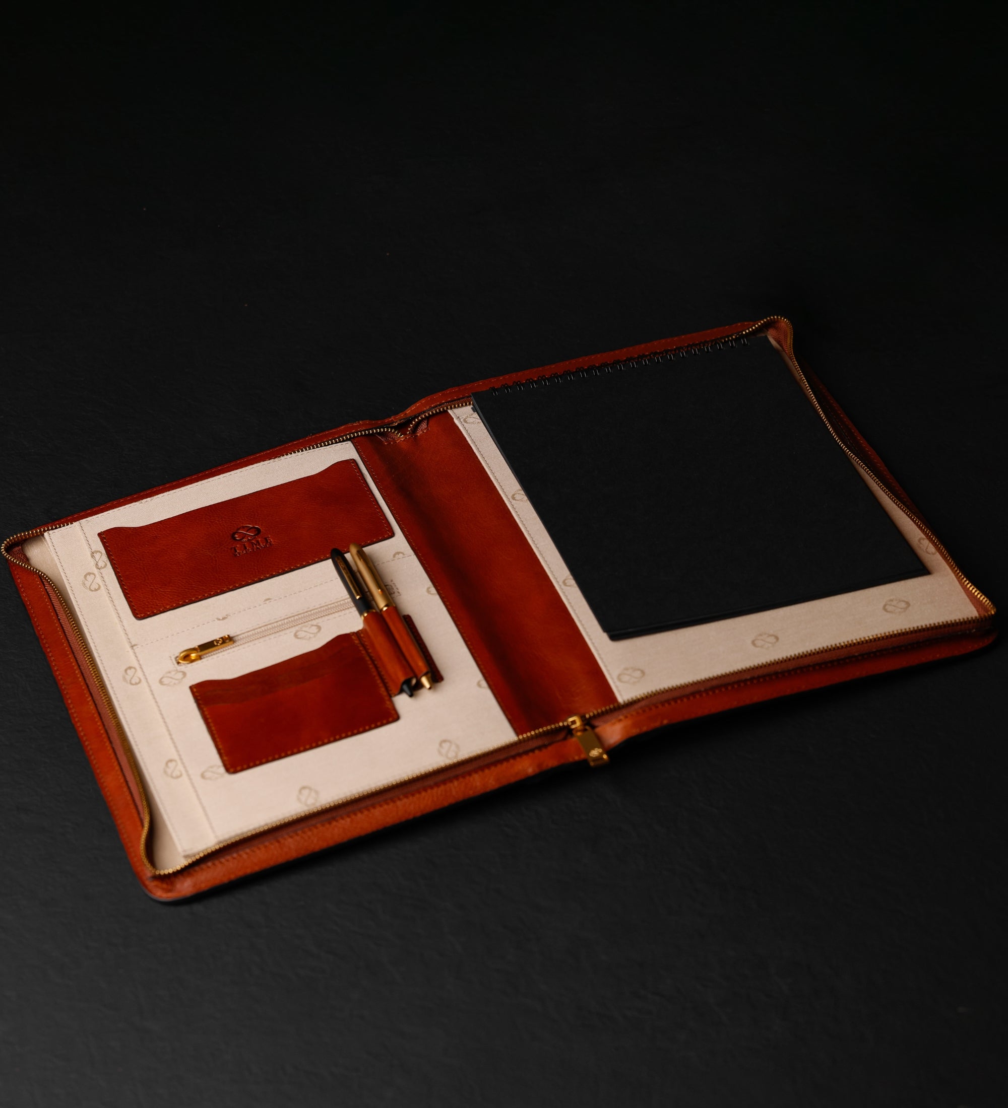 Leather A4 Documents Folder Organizer - Candide