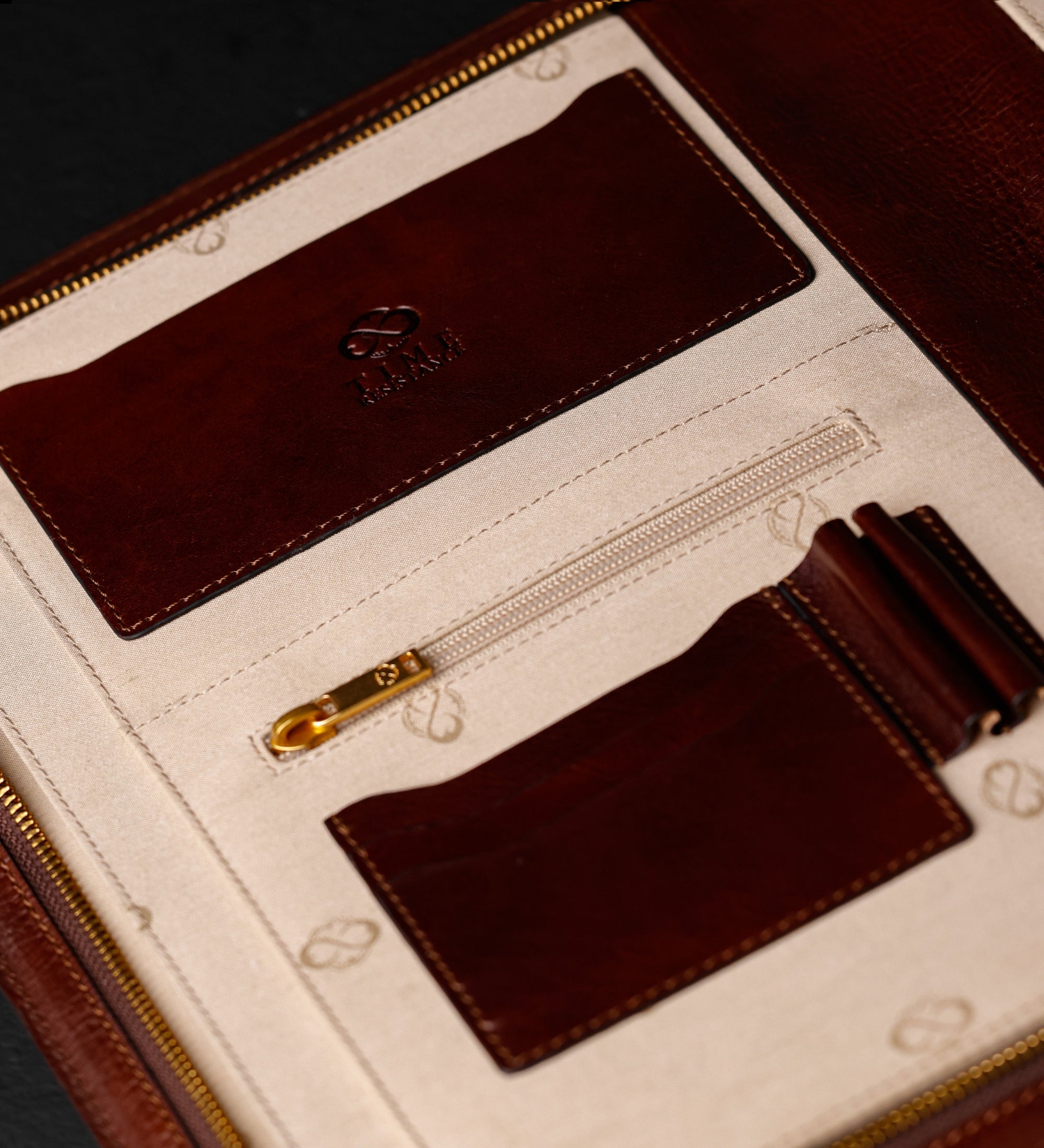 Leather A4 Documents Folder Organizer - Candide