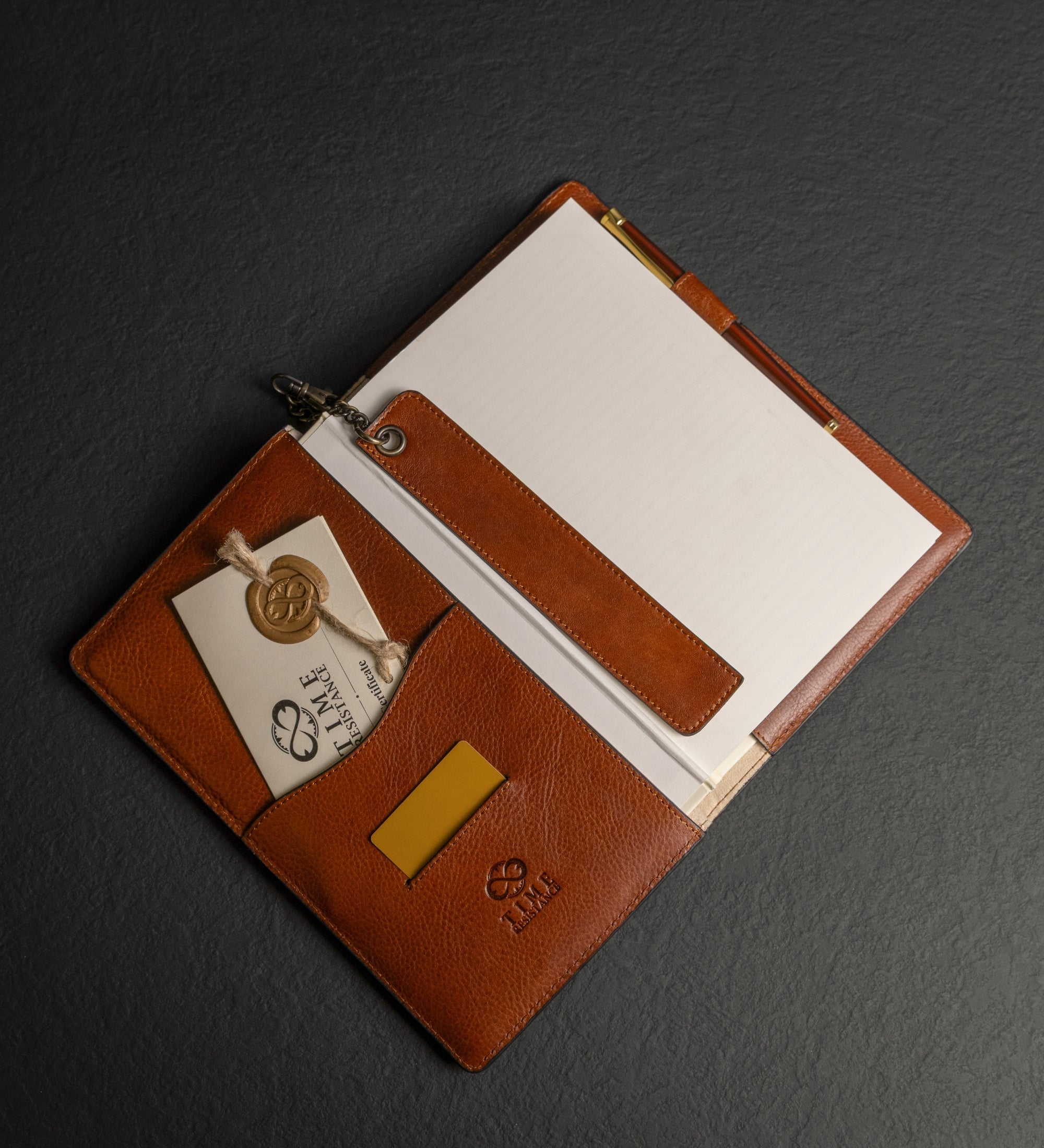 Leather Journal with Refillable A5 Notepad - The Diary of a Nobody