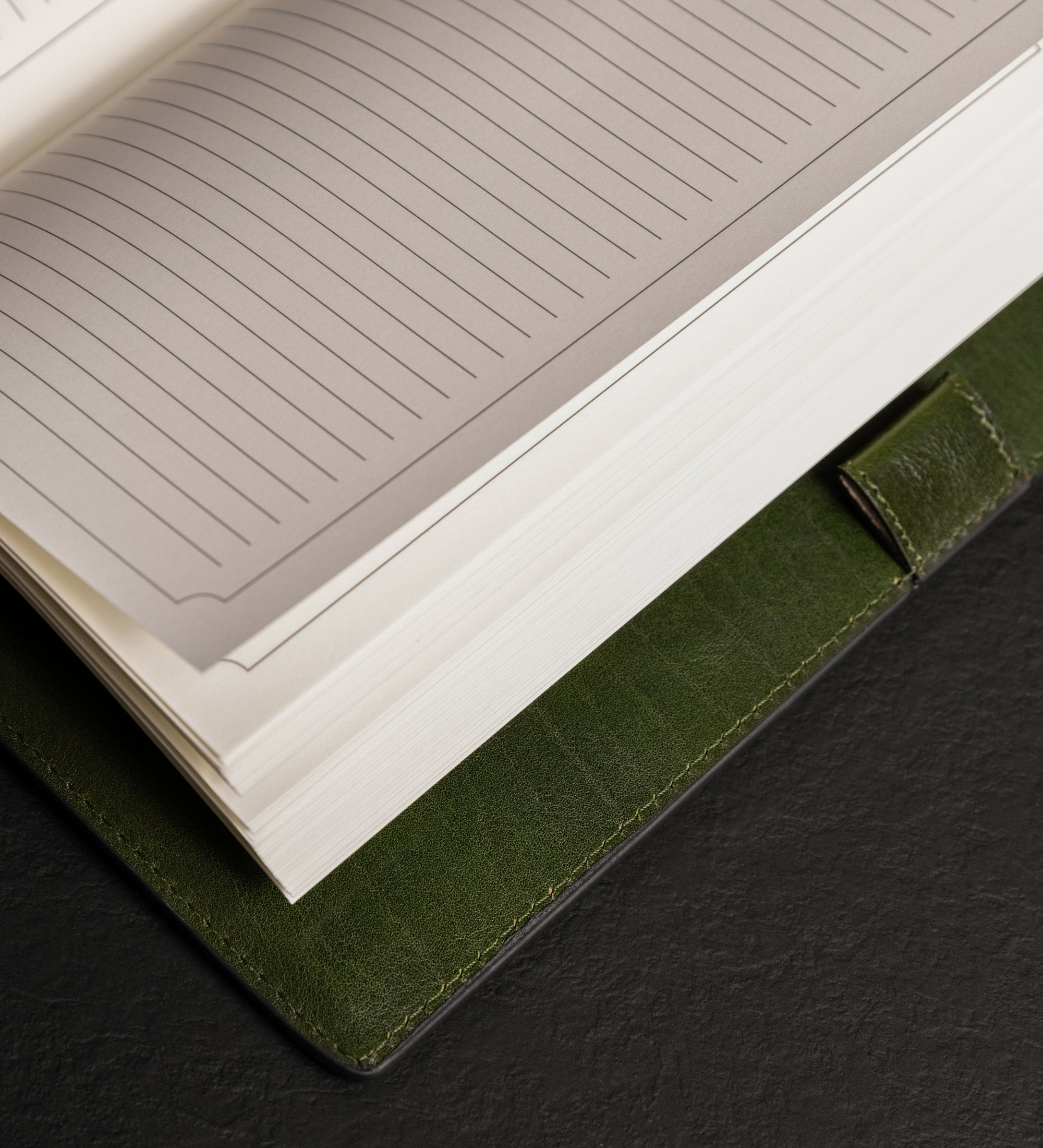 Leather Journal with Refillable A5 Notepad - The Diary of a Nobody