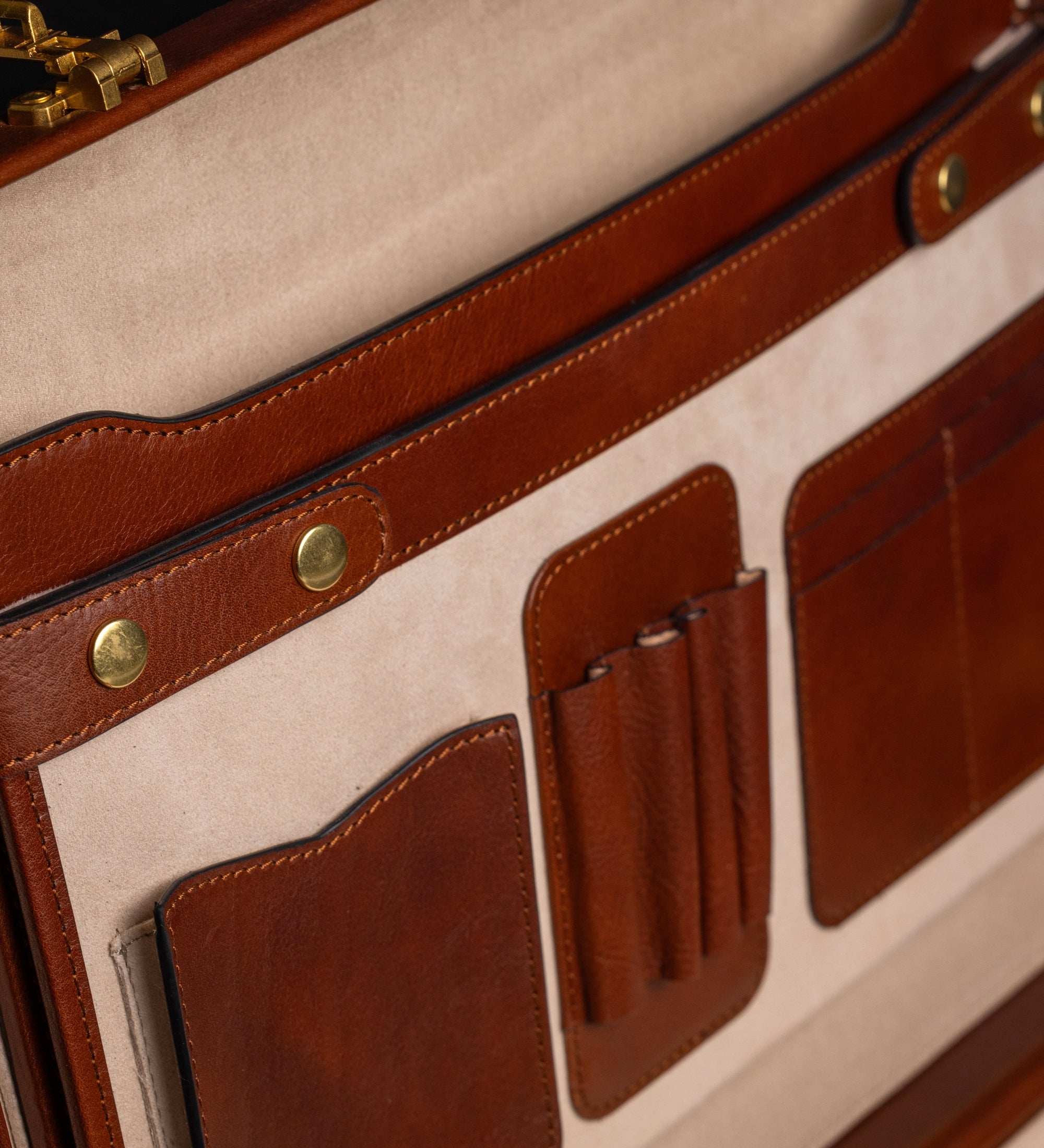 Leather Attaché Case Briefcase - Fatherland