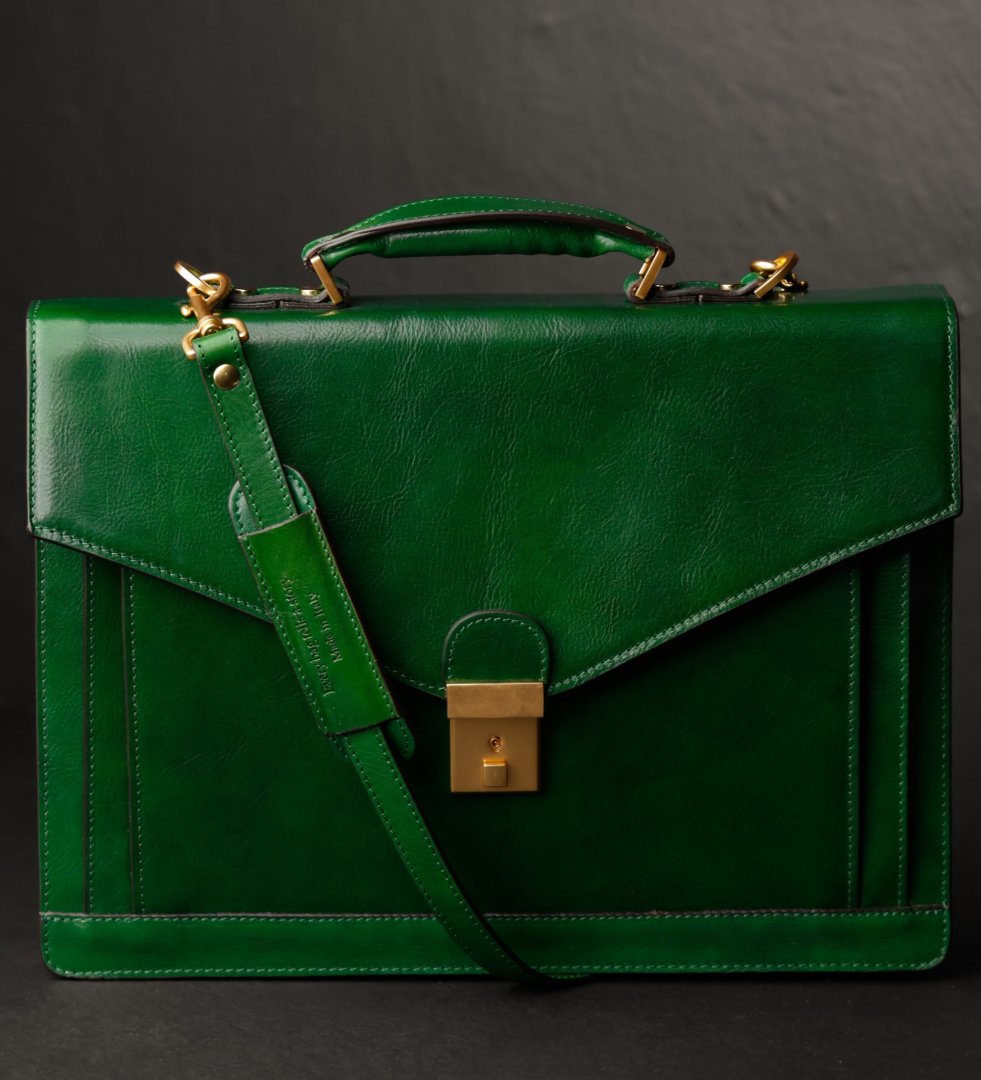 Classic Design Leather Briefcase - The Magus