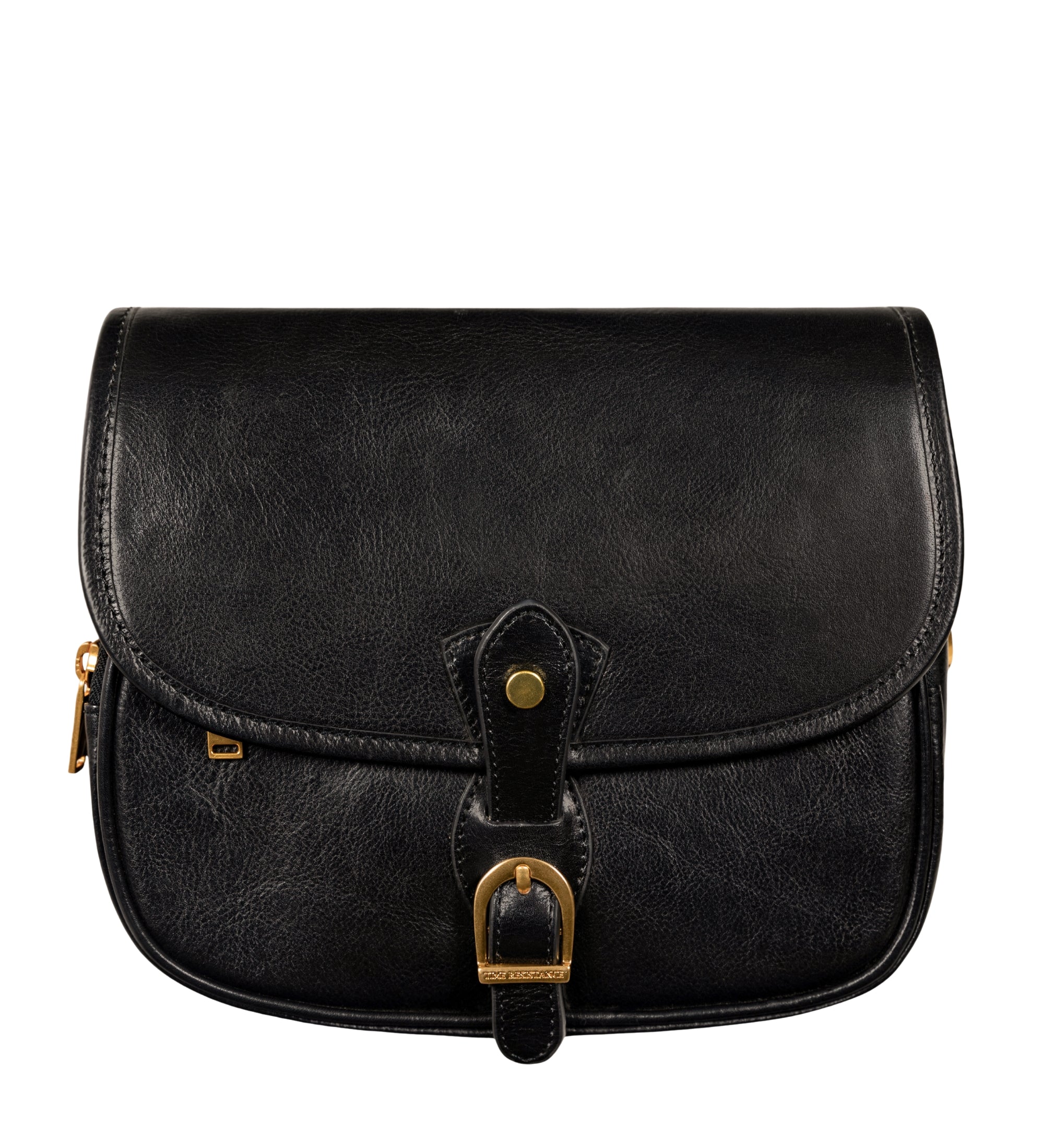 Womens Leather Saddle Bag - Women In Love
