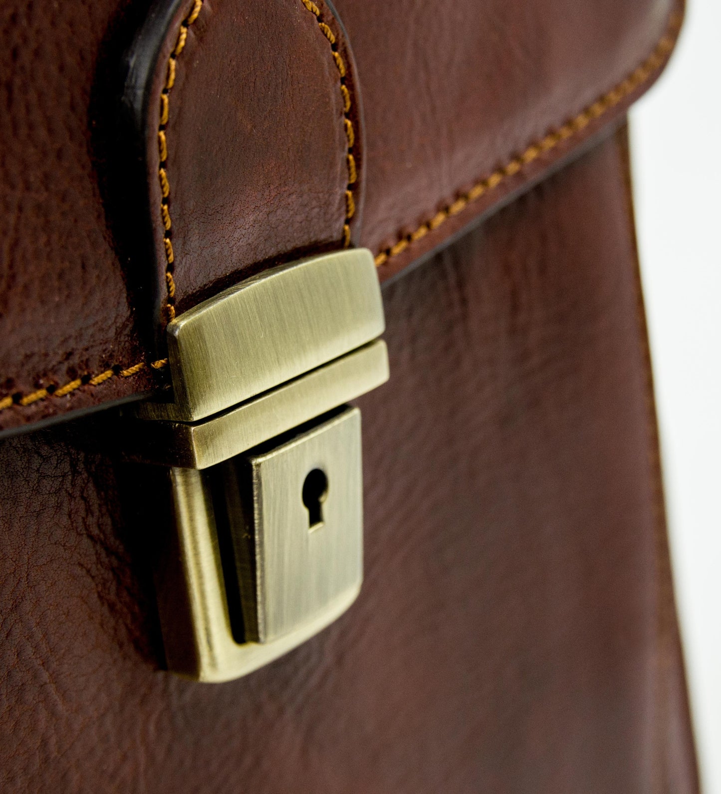 Small Leather Briefcase - Walden