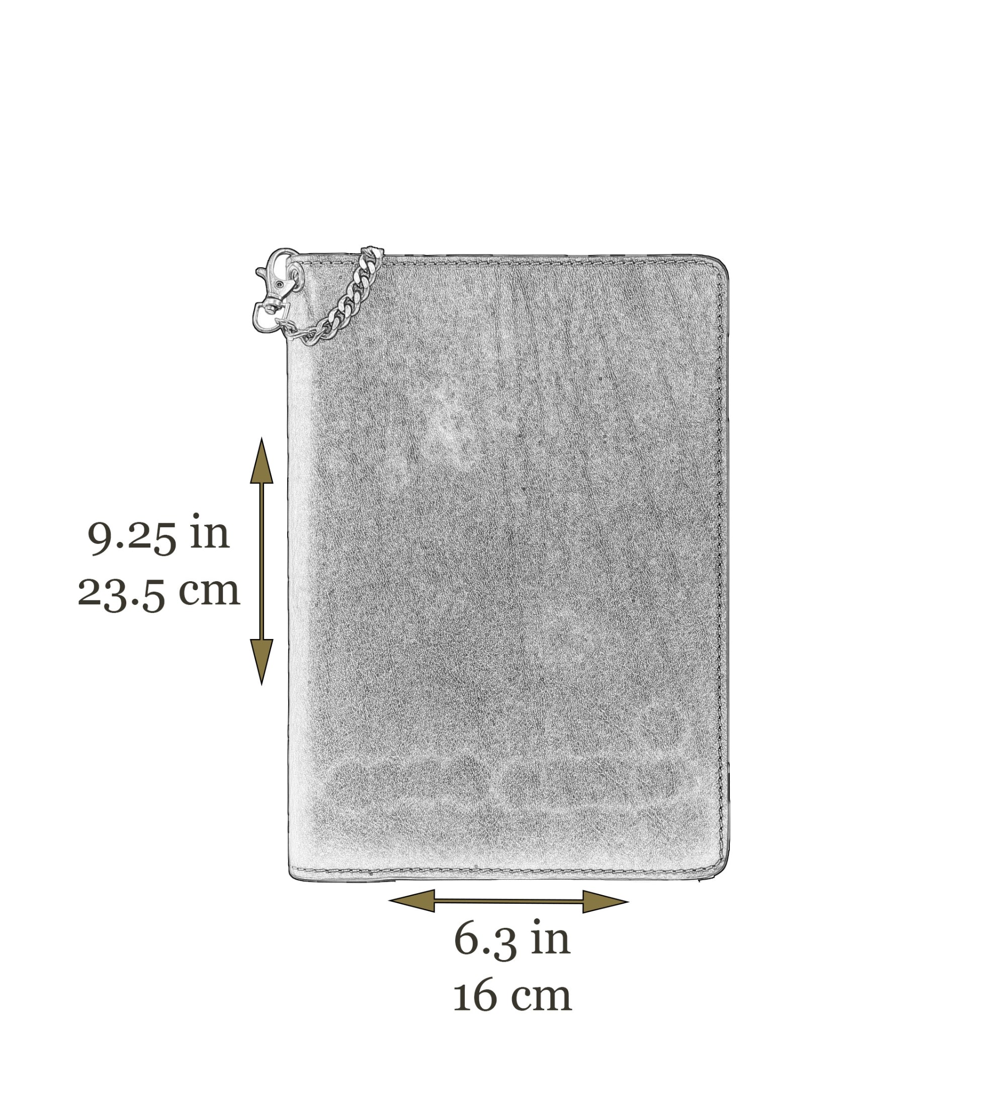 Leather Journal with Refillable A5 Notepad - The Diary of a Nobody