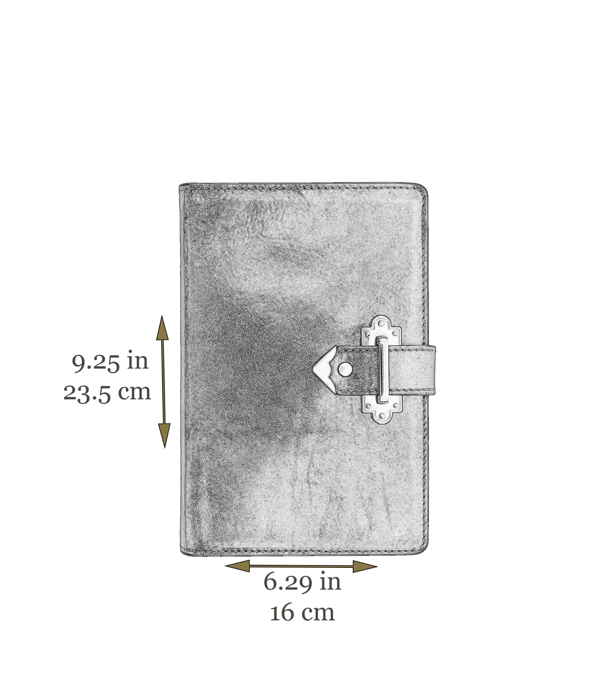 Leather Journal with Refillable A5 Notepad - In Search of Lost Time