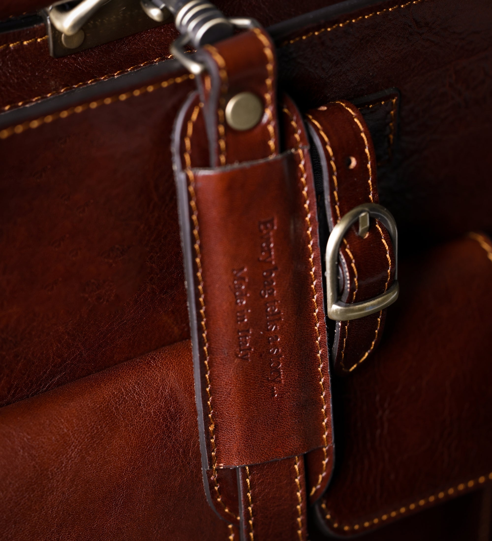 Leather Large Satchel Bag Briefcase - The Prophet