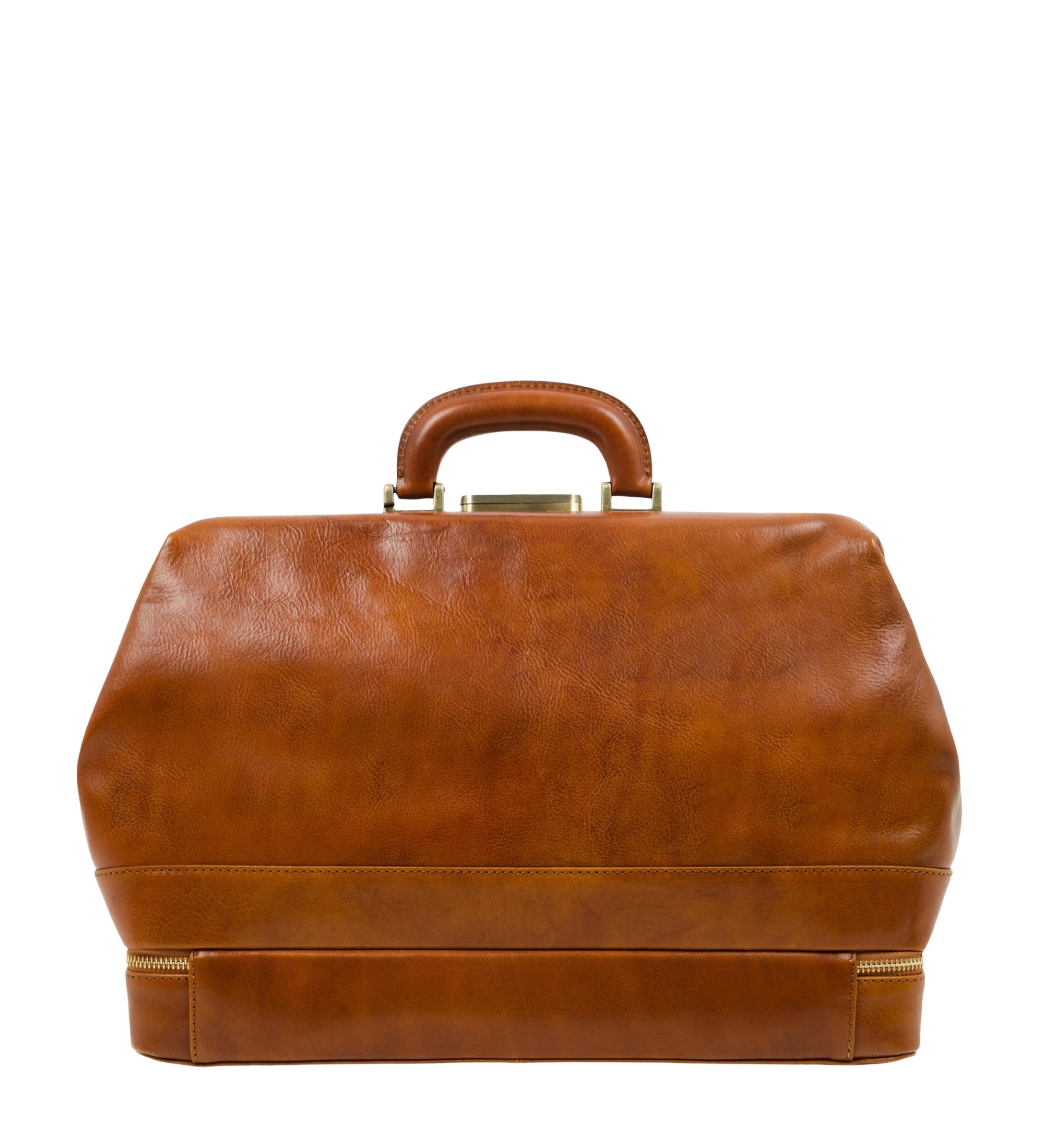 Large Italian Leather Doctor Bag - The Master and Margarita