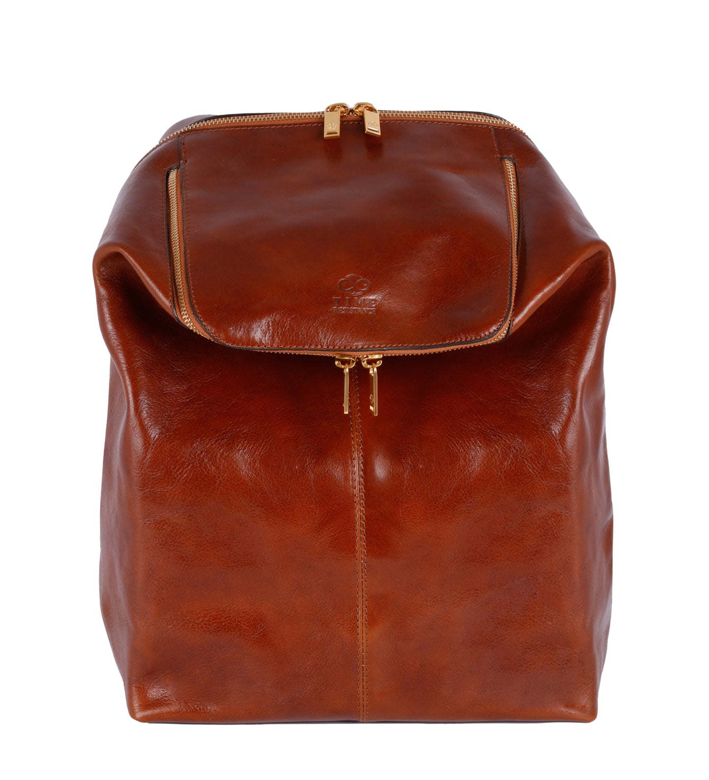 Leather Backpack for Women - A Bend in the River