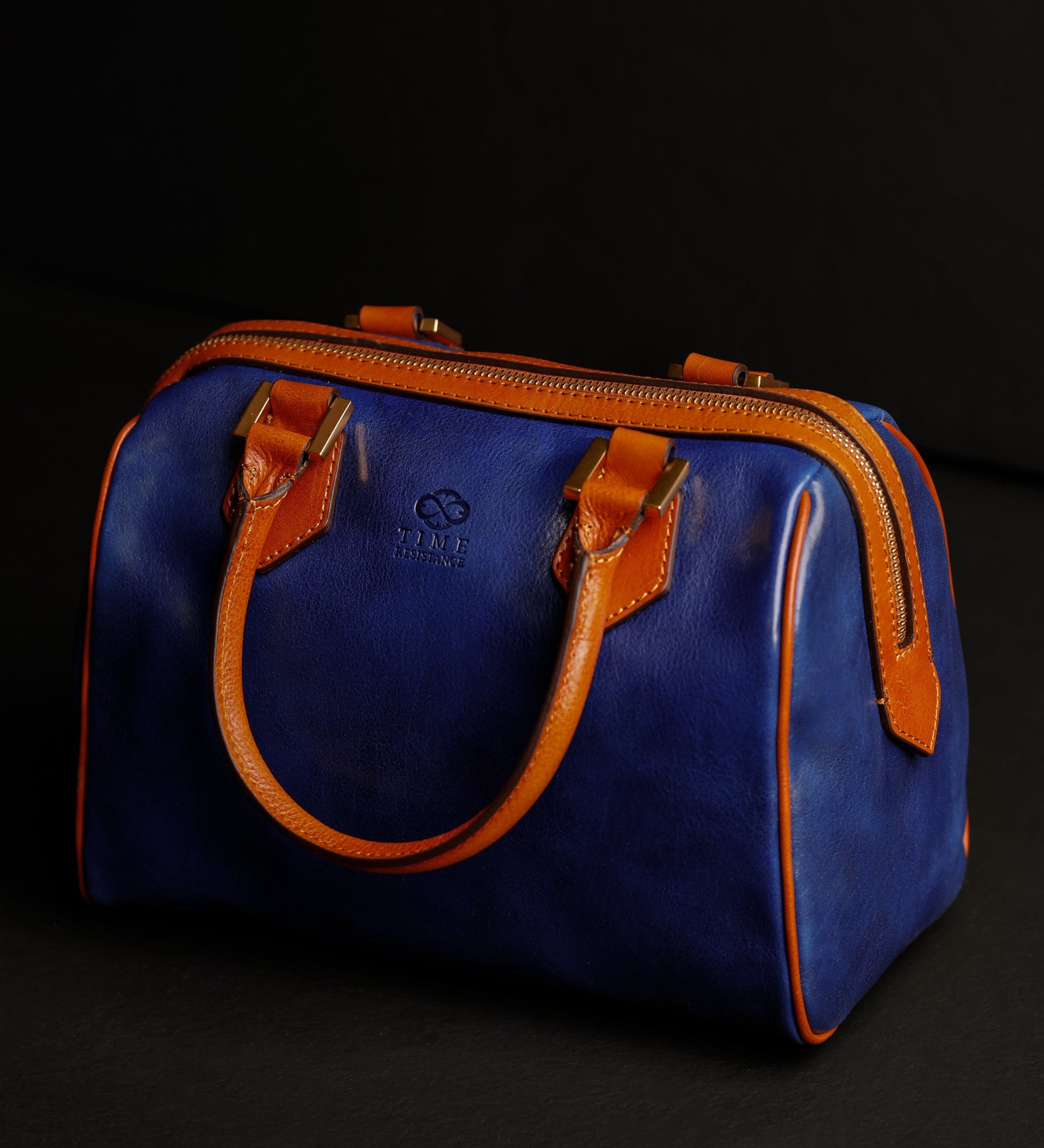Womens Leather Barrel Bag - Little Dorrit