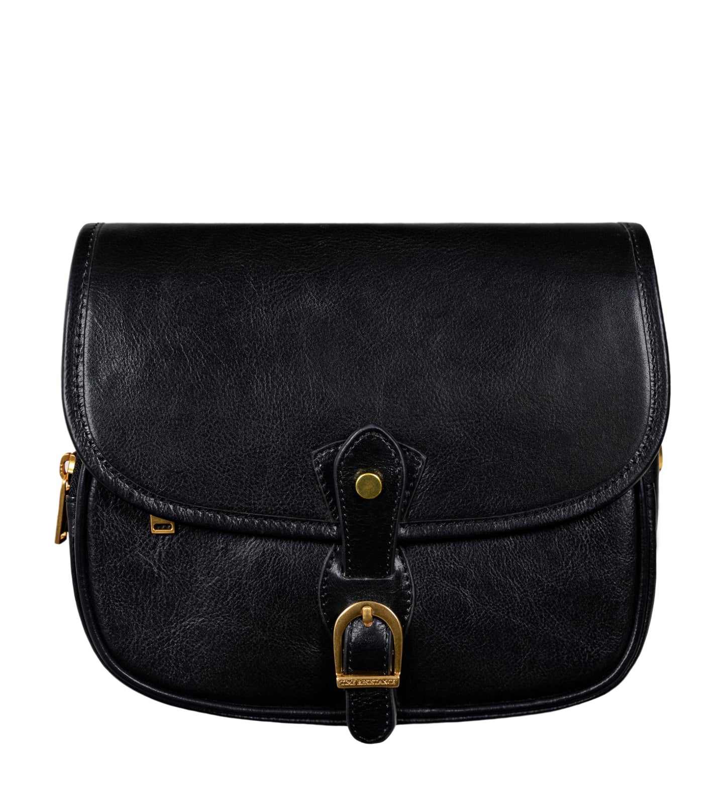 Womens Leather Saddle Bag - Women In Love