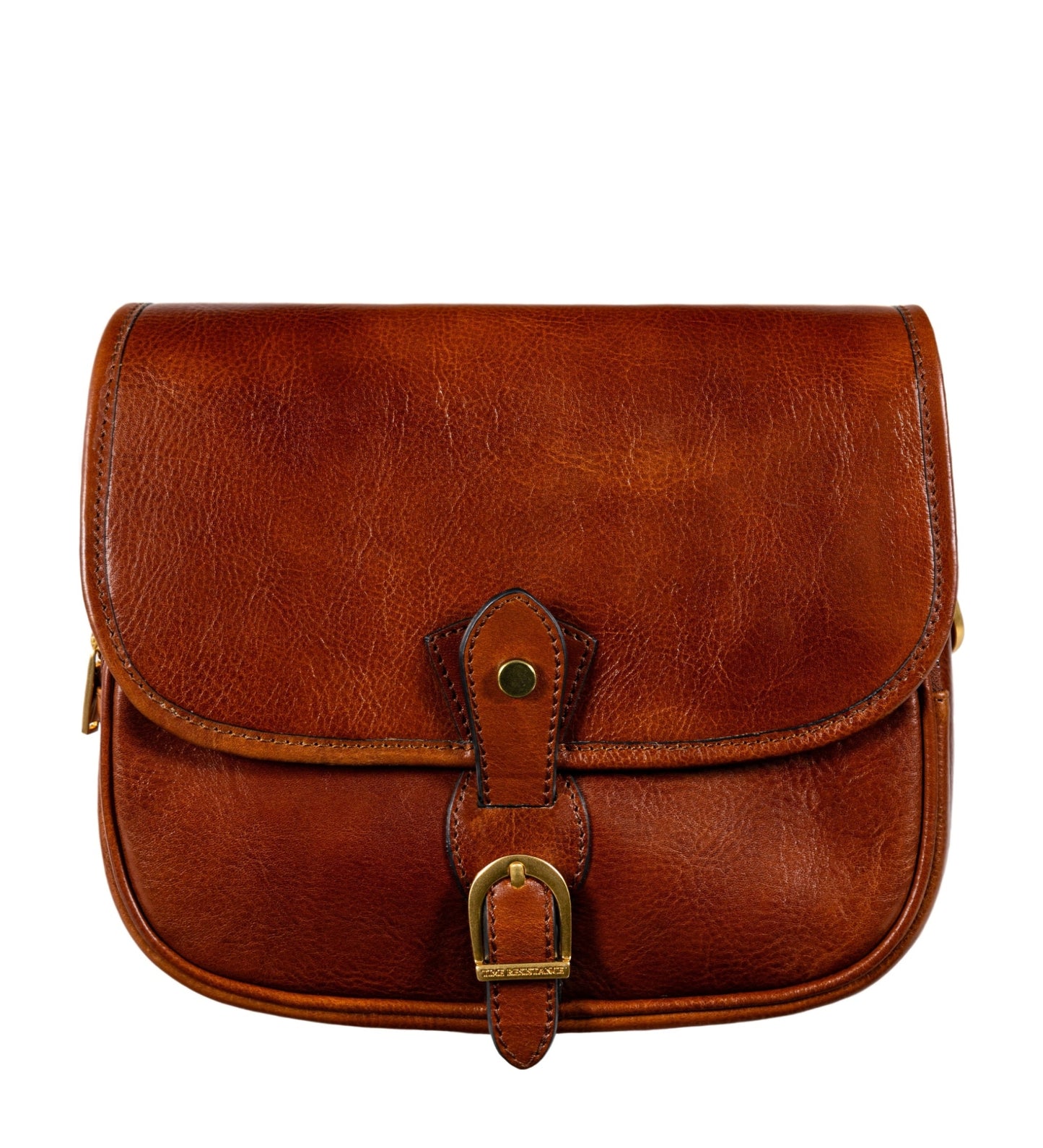 Womens Leather Saddle Bag - Women In Love