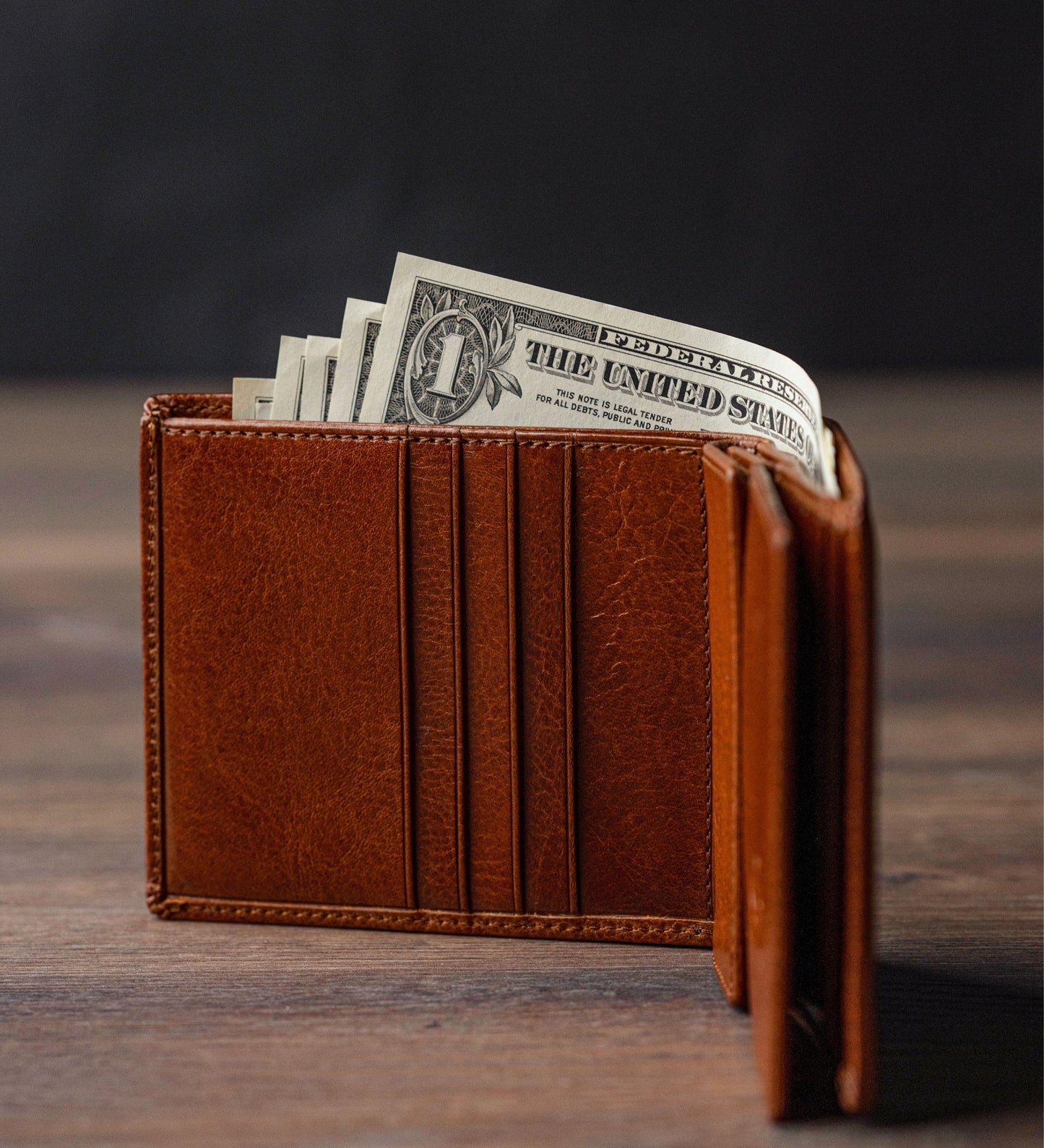 Leather Bifold Wallet - Daniel