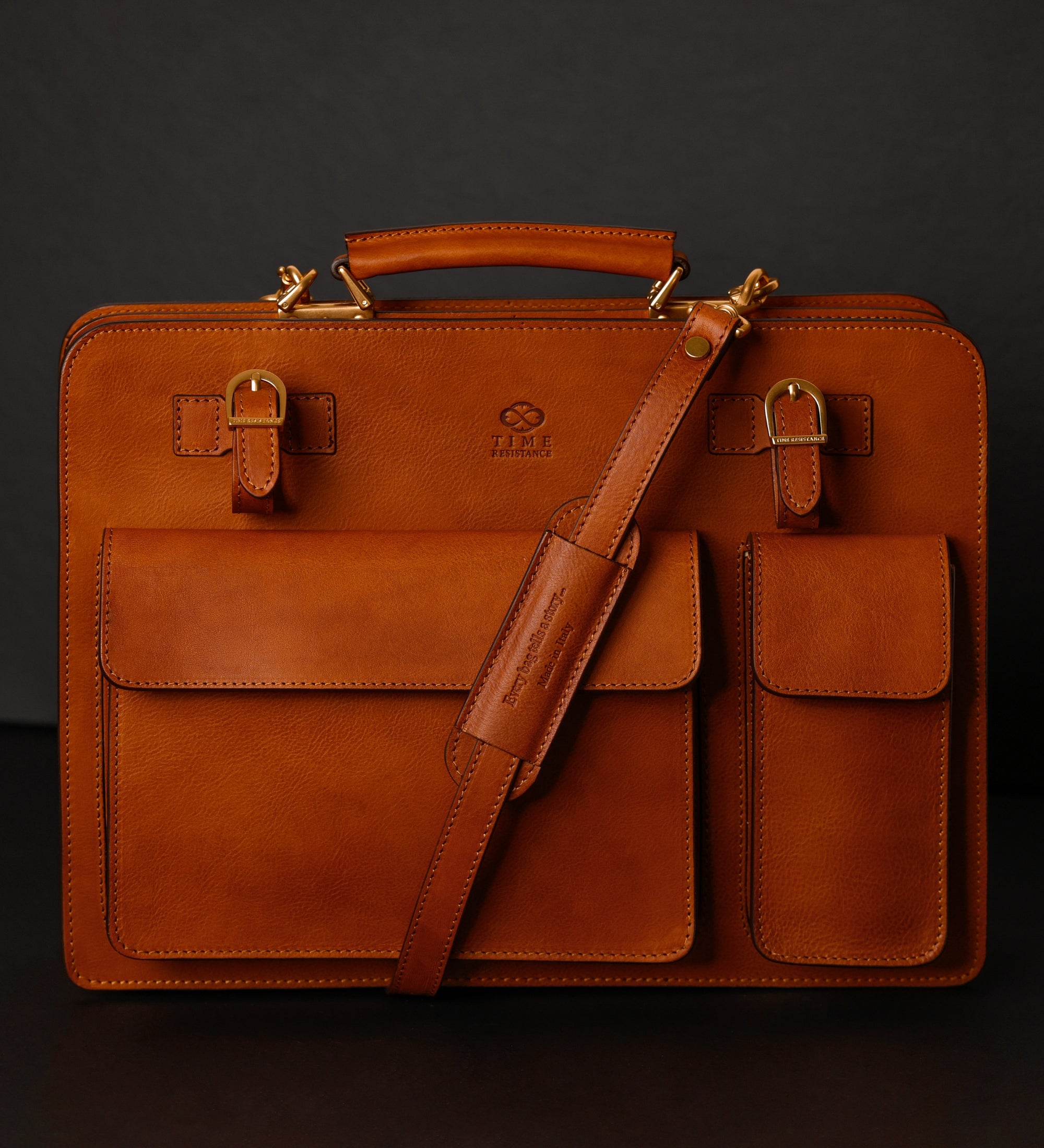 Leather Large Satchel Bag Briefcase - The Prophet