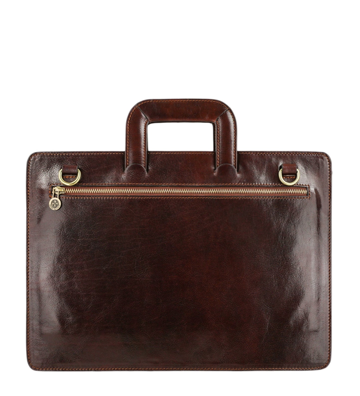 Womens Leather Briefcase - The Tempest