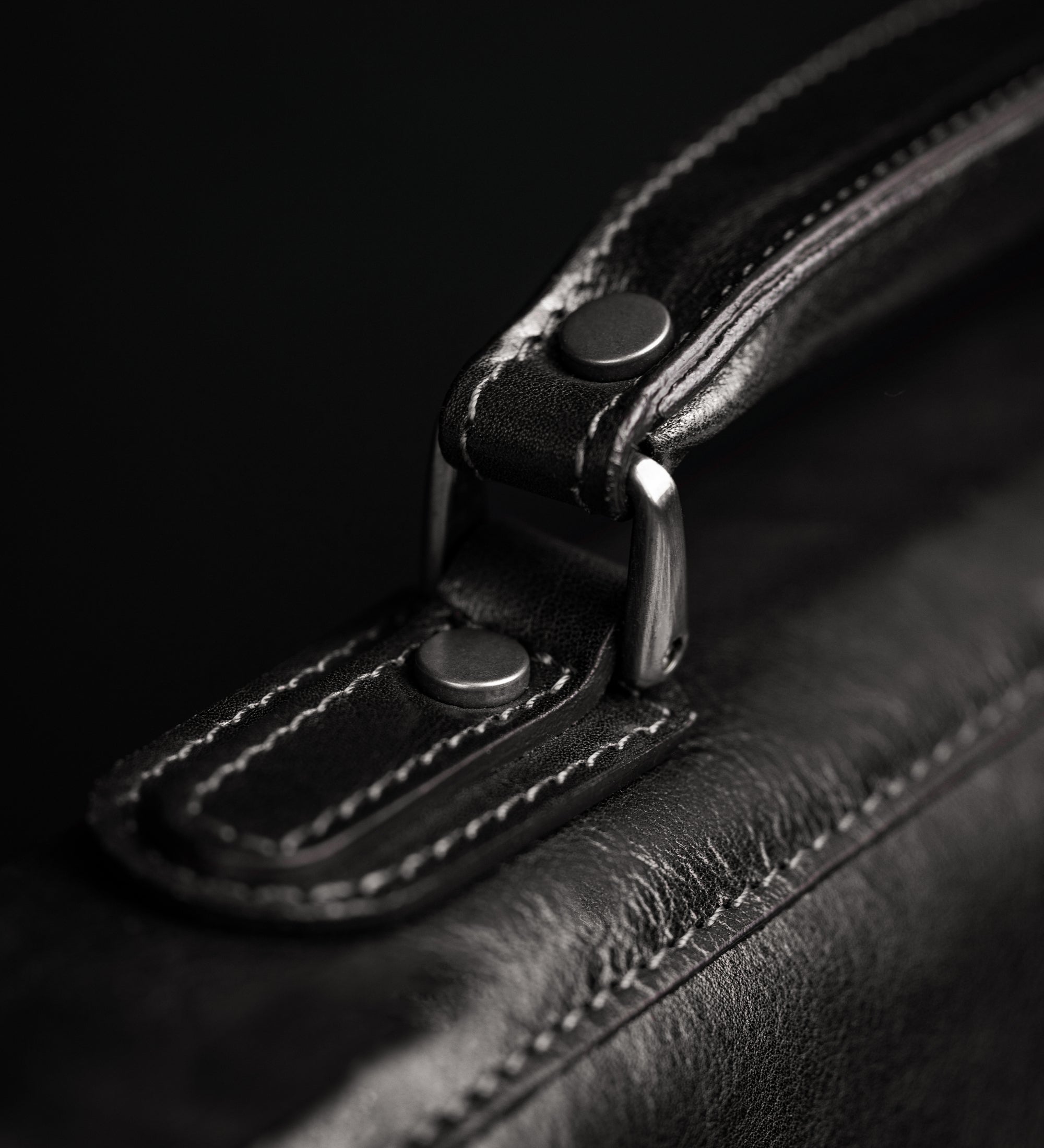 Leather Briefcase Laptop Bag - Illusions