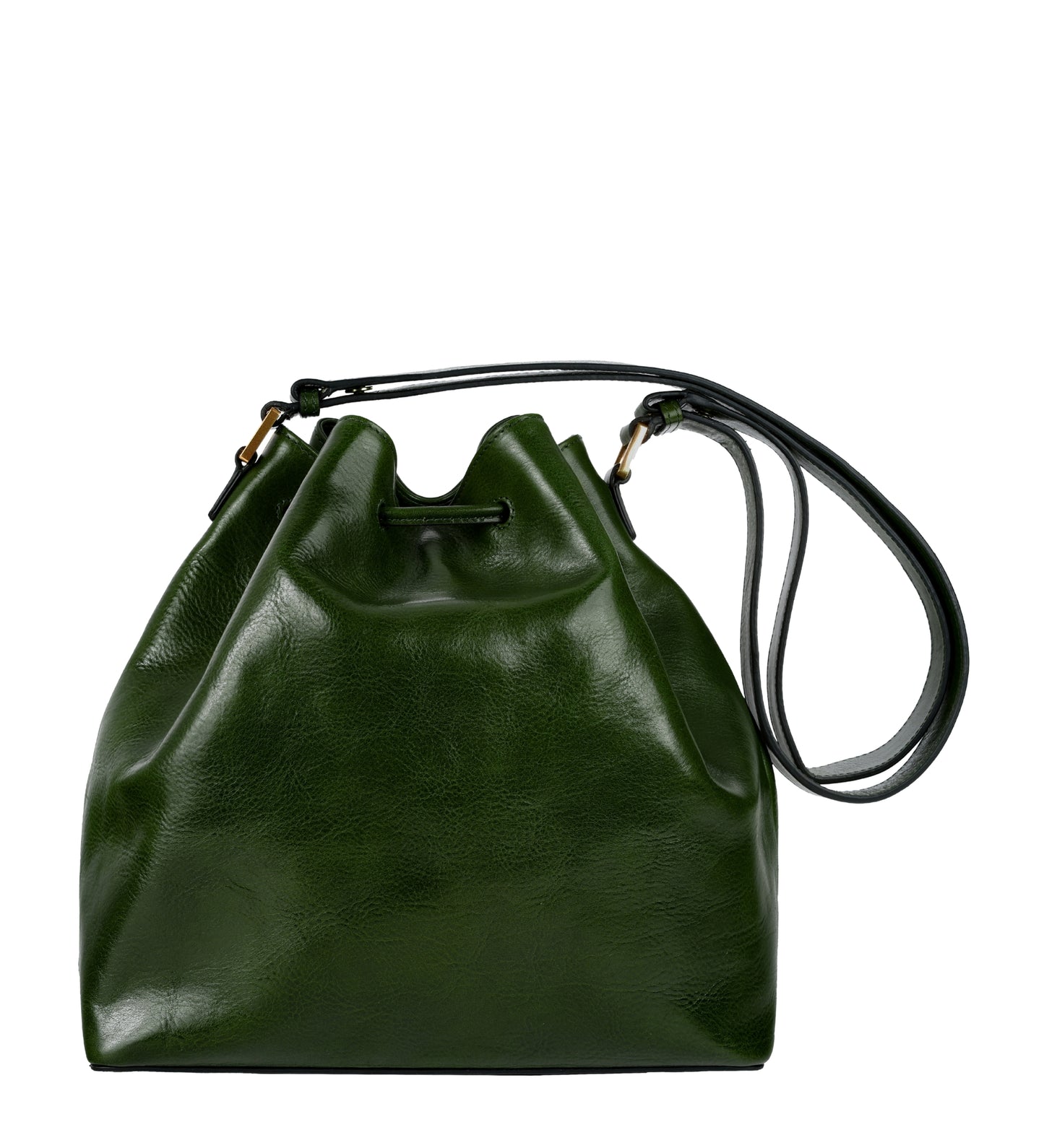 Leather Bucket Bag for Women - Sybil