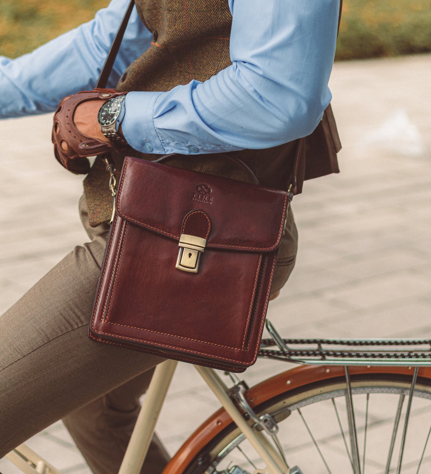 Small Leather Briefcase - Walden